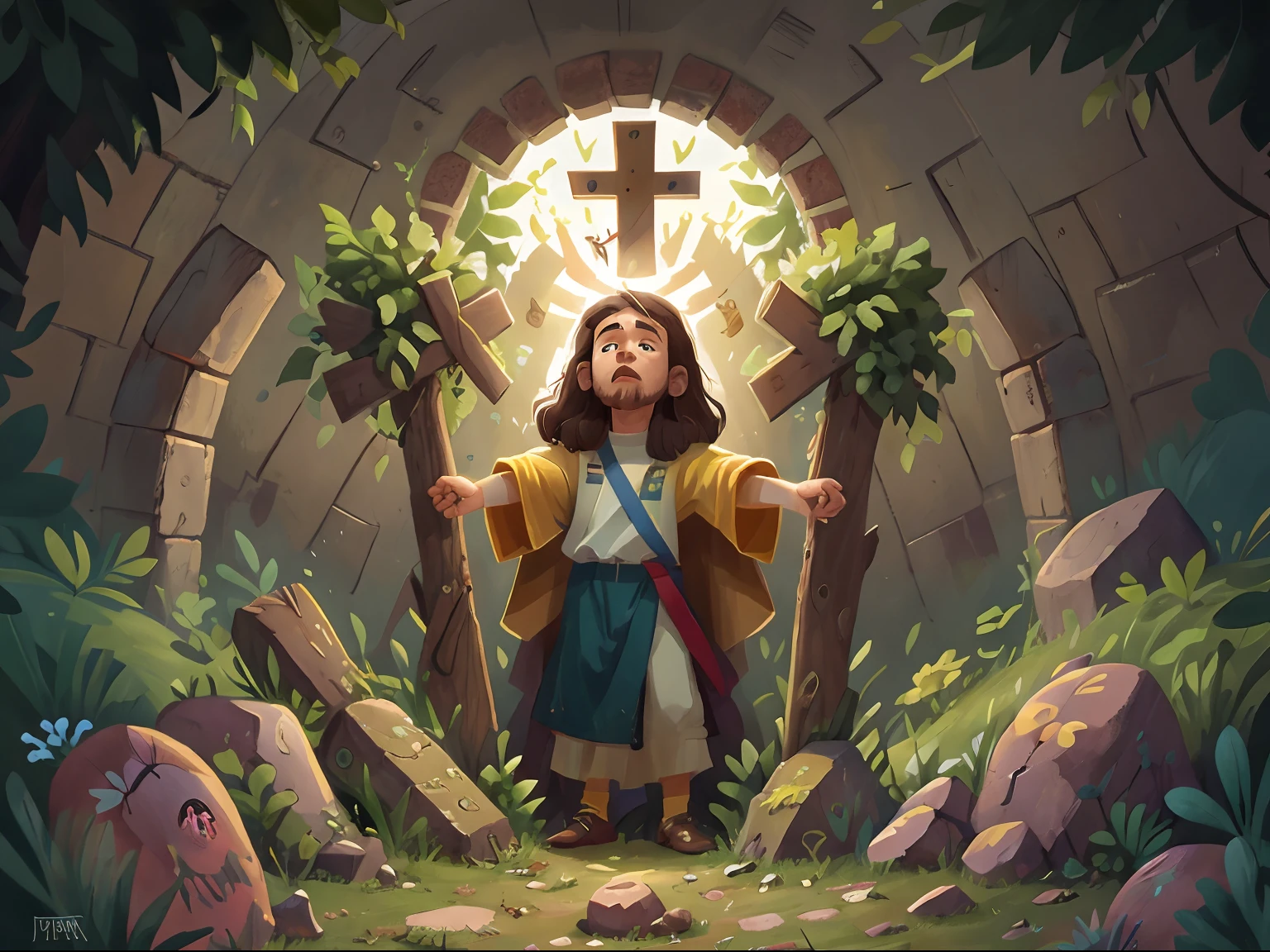 Jesus His Resurrection from the Tomb.
