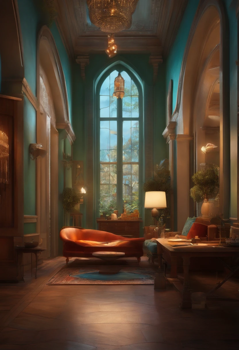 A Dream Architect Inspired by Pixar Animation, de perto. Facial expressions are captivating, com um toque de irrealidade.