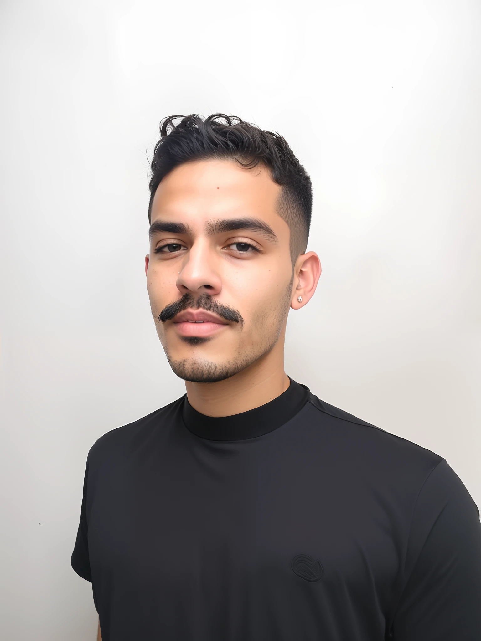 there is a man with a mustache and a black shirt, david rios ferreira, Cristiano Orrillo, victor maristane, caio santos, daniel mirante, he is wearing a black t-shirt, Joel Torres, danilo torres, Miguel Iglesias, andres rios, Rua Juliana, imagem frontal, ignacio fernandez rios, icaro carvalho, Alejandro