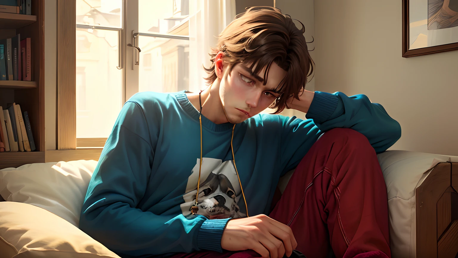 Tucked in, Unsociable, Insecure, guy