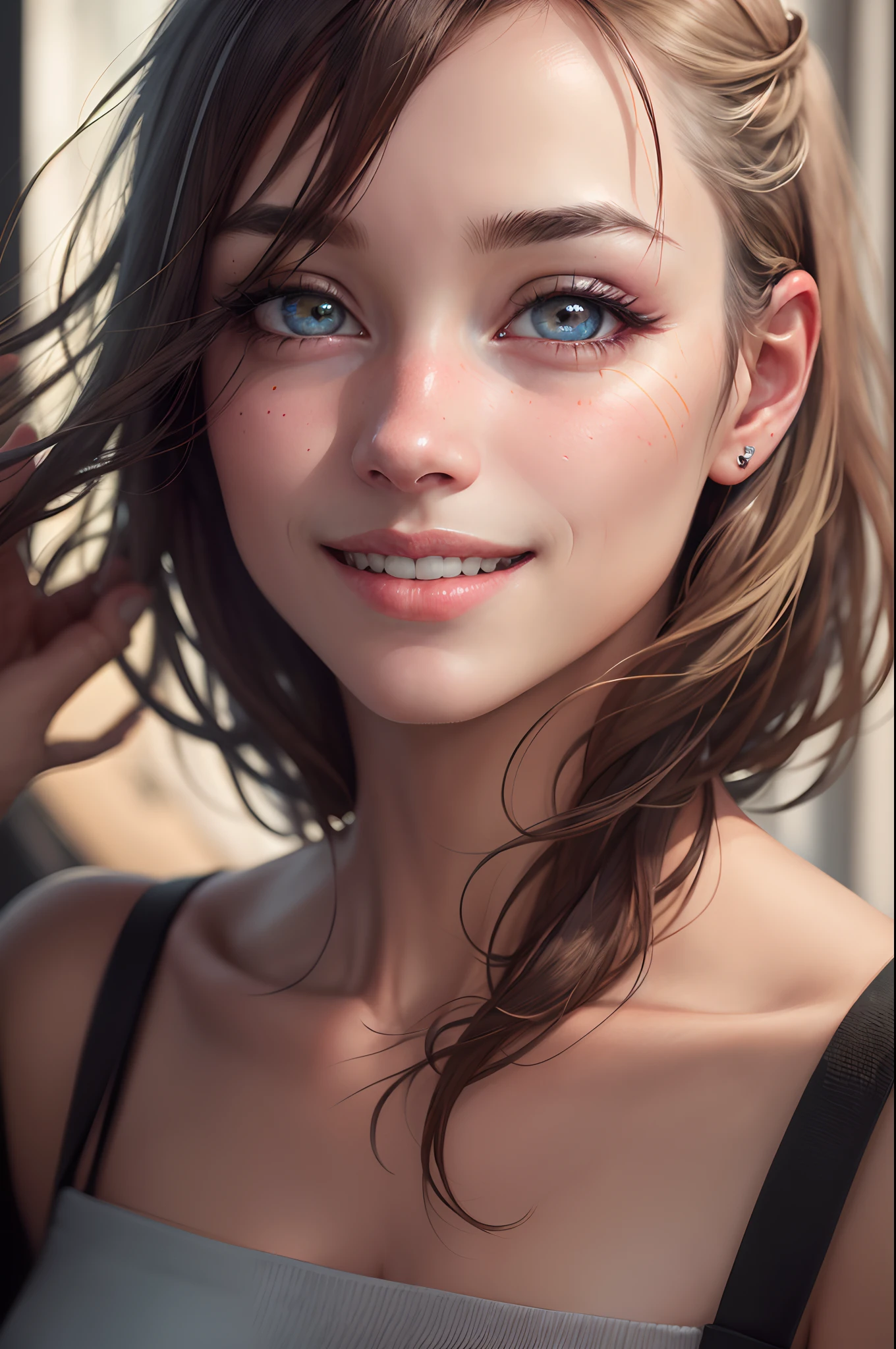 1girl, biting lip, DDbitlip, close-up, semirealistic, masterpiece, high quality, highres, absurdres, best quality, 4k, ray tracing, <lora:DDlipbit_1:0.75>