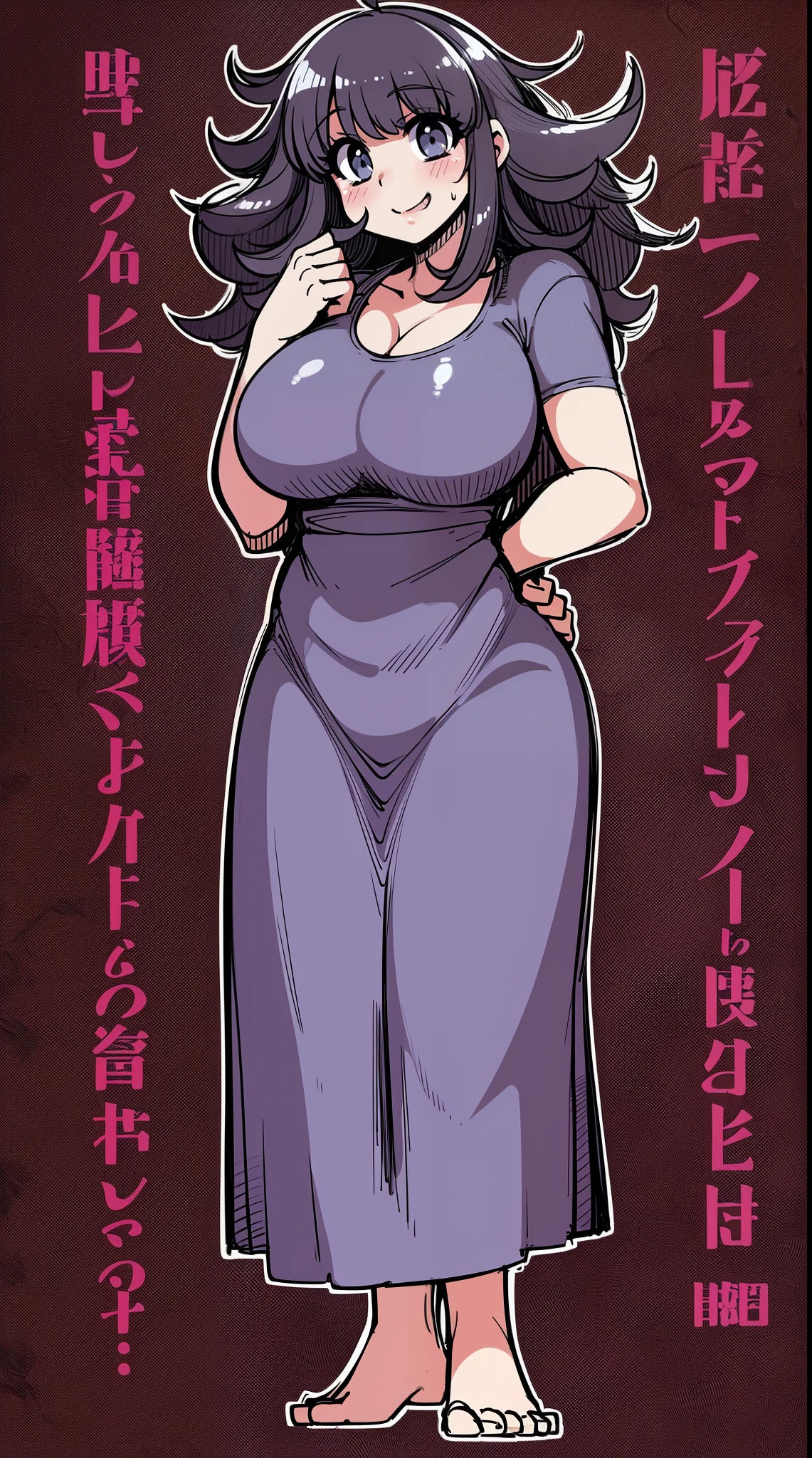 Misae Nohara, (Auntie:1.5), (Mature Woman:1.5), (absurderes, 8K, 4K, masutepiece, hyper extreme detailed:1.2), Best Quality, Perfect Anatomy,Perfect face,High humidity, (Huge breasts:1.7), (A sheer pink nightgown:1.4), (Wet:1.2), (.Alley:1.3), Graffitied wall, Garbage can, Scattered trash, (alone:1.5), (Brown eyes:1.2), (Clothing is revealing:1.2), Exposed shoulders, Torn clothes, Are pregnant, Firm breasts, Upturned nipples, Showing cleavage, Mole on chest, (Thick armpit hair:1.4), (blush:1.2), A kind smile, relief, peace of mind, (maternal:1.3), (Gentle look:1.5), Smiling face, (Outdoor:1.5), (Out:1.3), half closed eyes, naughty face, (rain:1.4), Plump