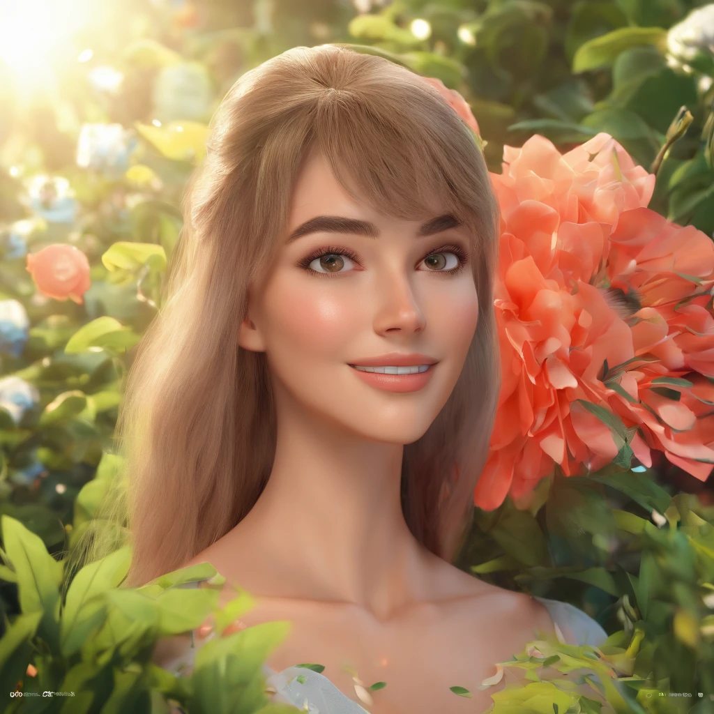 (best quality, highres:1.2), detailed face, medium hair, expressive eyes, defined lips, youthful appearance, stylish earrings, sharp focus, vibrant colors, studio lighting, natural pose, background: garden, captivating expression.
No need to include explanations.