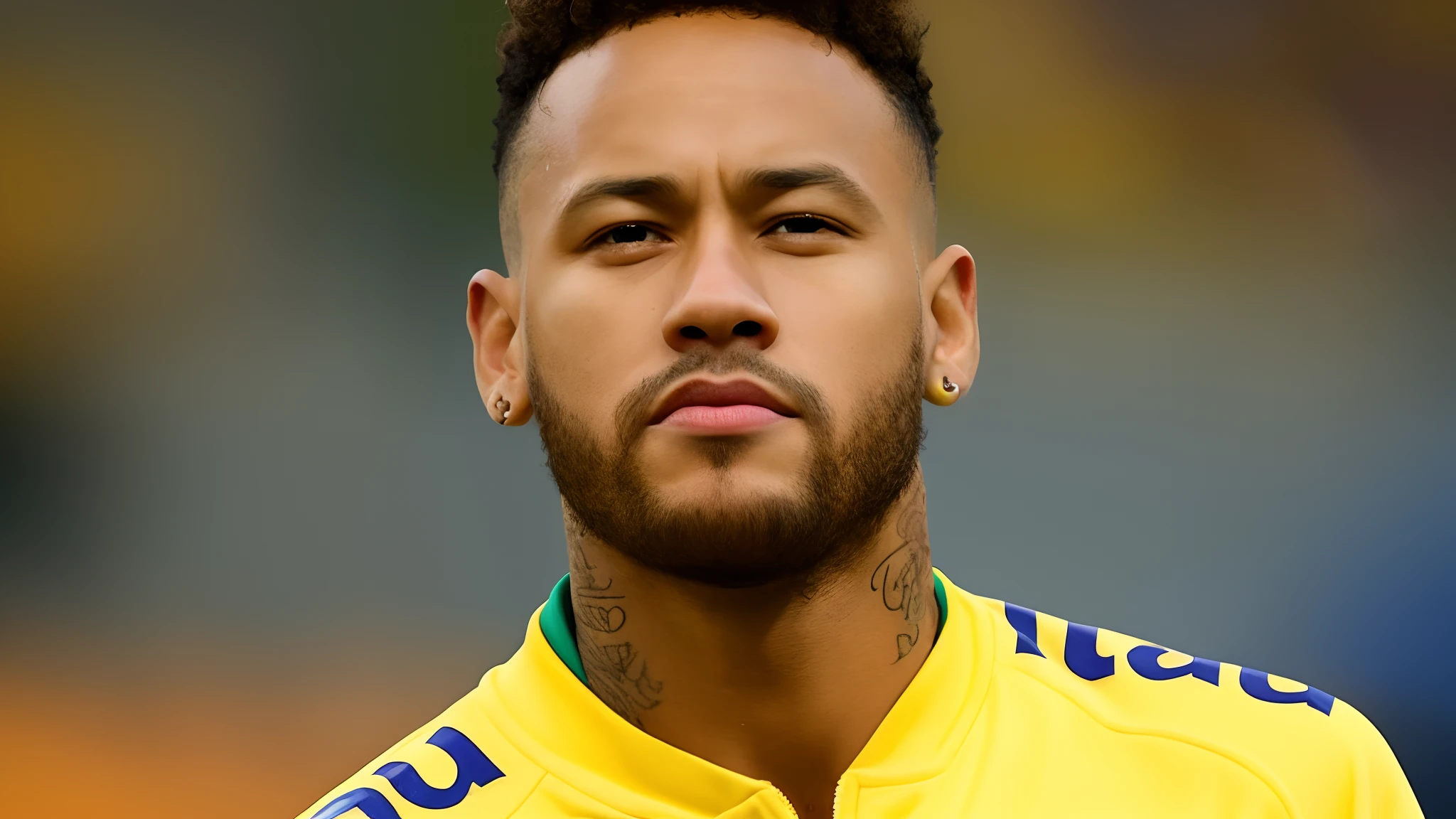 neymar jr , Como um personagem da Pixar, imagem do avatar, Representado como um personagem da Pixar, animation film, animated film, animation character, solid background, estilo animado, close - retrato facial de cima, Anato Finnstark. Pixar, 3 d animated movie, Personagem ideal da Pixar, estilo dos desenhos animados, Sony Pictures Animation