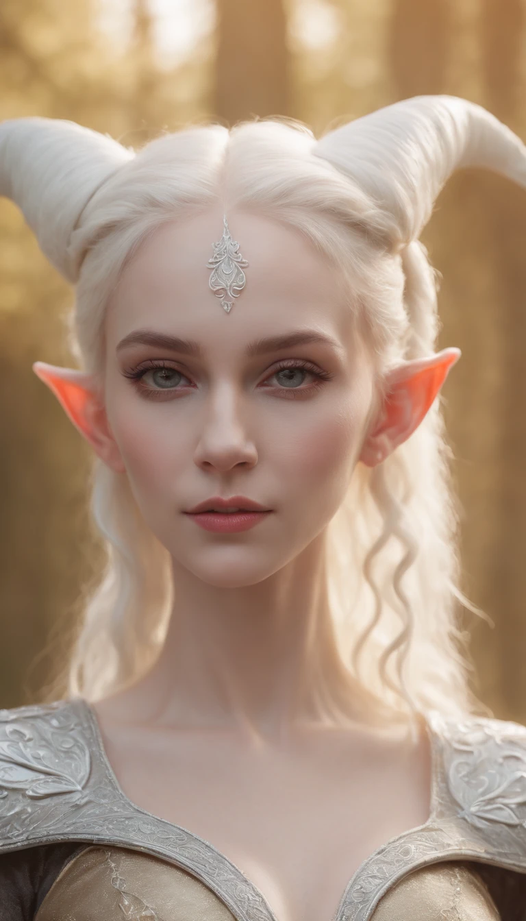 Rasil Style, Furry , Albino women, full body, Perfect face with soft skin and nice perfect face, hyperdetailed intricately detailed gothic art trending on artstation triadic colors, Fantastical, intricate details, Splash Screen, Complementary color scheme, Fantasy concept art, 8K resolution, gothic deviantart masterpiece, Oil Painting, heavy strokes, nude, large breast, elf ears,