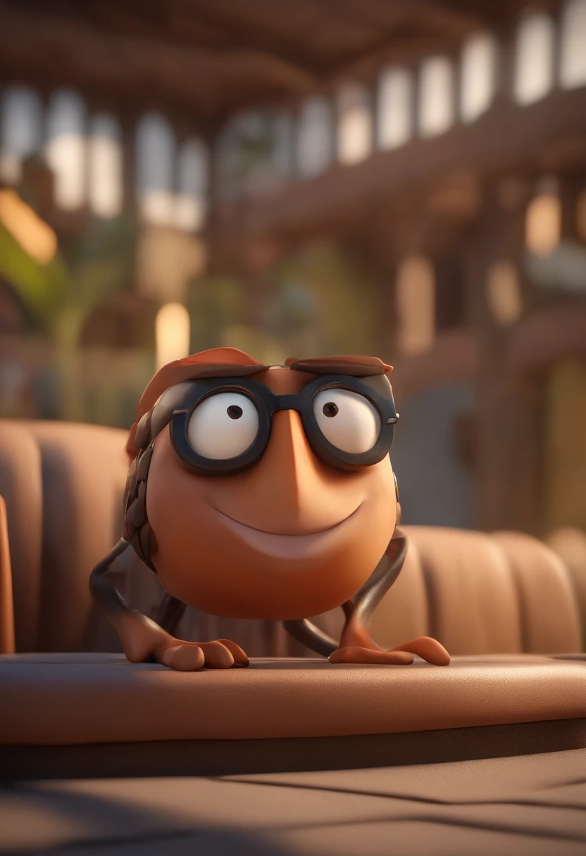 personagem dos desenhos animados baseado no livro de Jonas, animation character, Caractere estilizado, animation style rendering, 3D estilizado, Arnold Maya render, 3 d render stylized, toon render keyshot, Personagem 3D, Personagem 3D, 3d rendering stylized, 3 d character render, personagem de desenho animado, Personagem de close up, Pose de personagem,  (Estilo Pixar) (master part:1.2) (Bokeh) (best quality) (pele detalhada) (textura detalhada) (8k) (argila) (Cinematic lighting) (foco nítido
