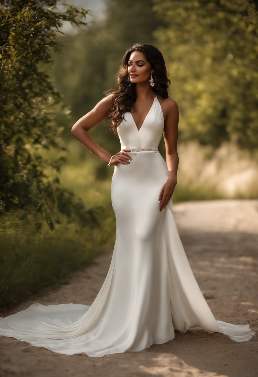 Beauté brune portant une robe noire longue avec des manches (Soins des ongles dans un salon de beauté moderne), des traits arabes précisèment de l'afrique du nord très détaillée, 21 ans, visage innocent, cheveux long ondulés naturels, yeux bleus, résolution élevée, meilleur qualité, Détails complexees, Très détaillé, mise au point nette, peau détaillée, texture de peau réaliste, texture, yeux détaillés, professionnel, 4K, sourire charmant, filmé sur Canon, 85 mm, faible profondeur de champ, Couleur Kodak Vision, corps parfaitement ajusté, extrêmement détaillée, photographier_\(ultra\), photoréaliste, Réaliste, Post-traitement, Un maximum de détails, rugosité, vie réelle, Ultra réaliste, photoréalisme, photographie, 8K UHD, photographie