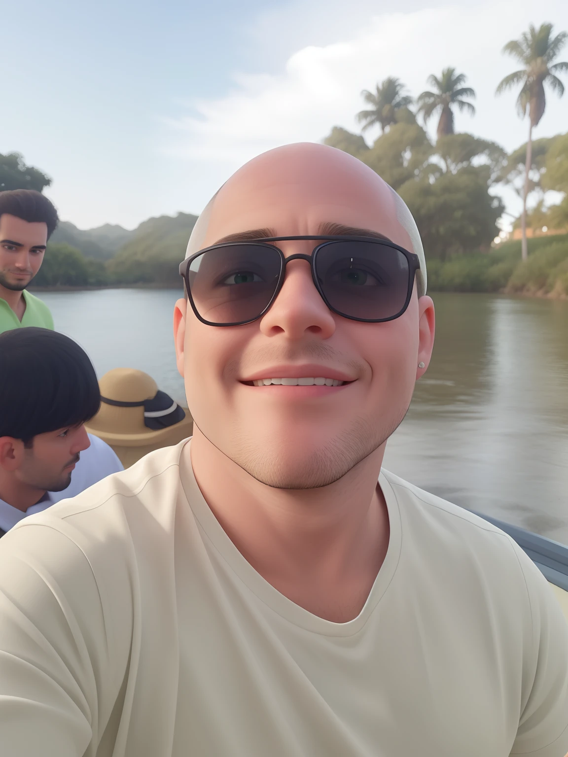 Um homem de 30 anos, com cabelos castanhos curtos, face de diamante, olhar rigoroso, e olhos verdes, vestindo camisa branca.