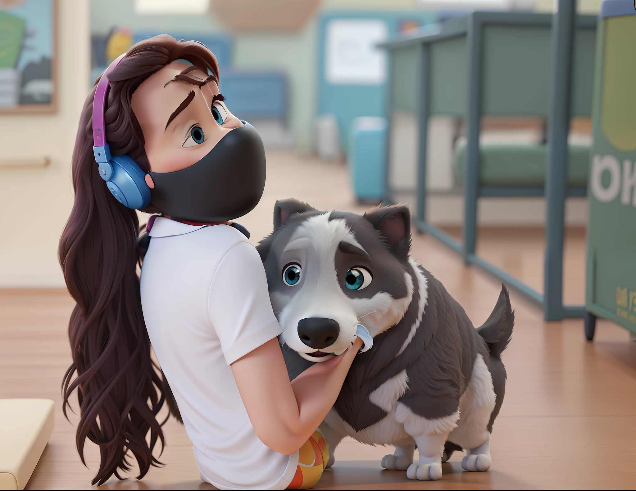 Poster estilo PIXAR