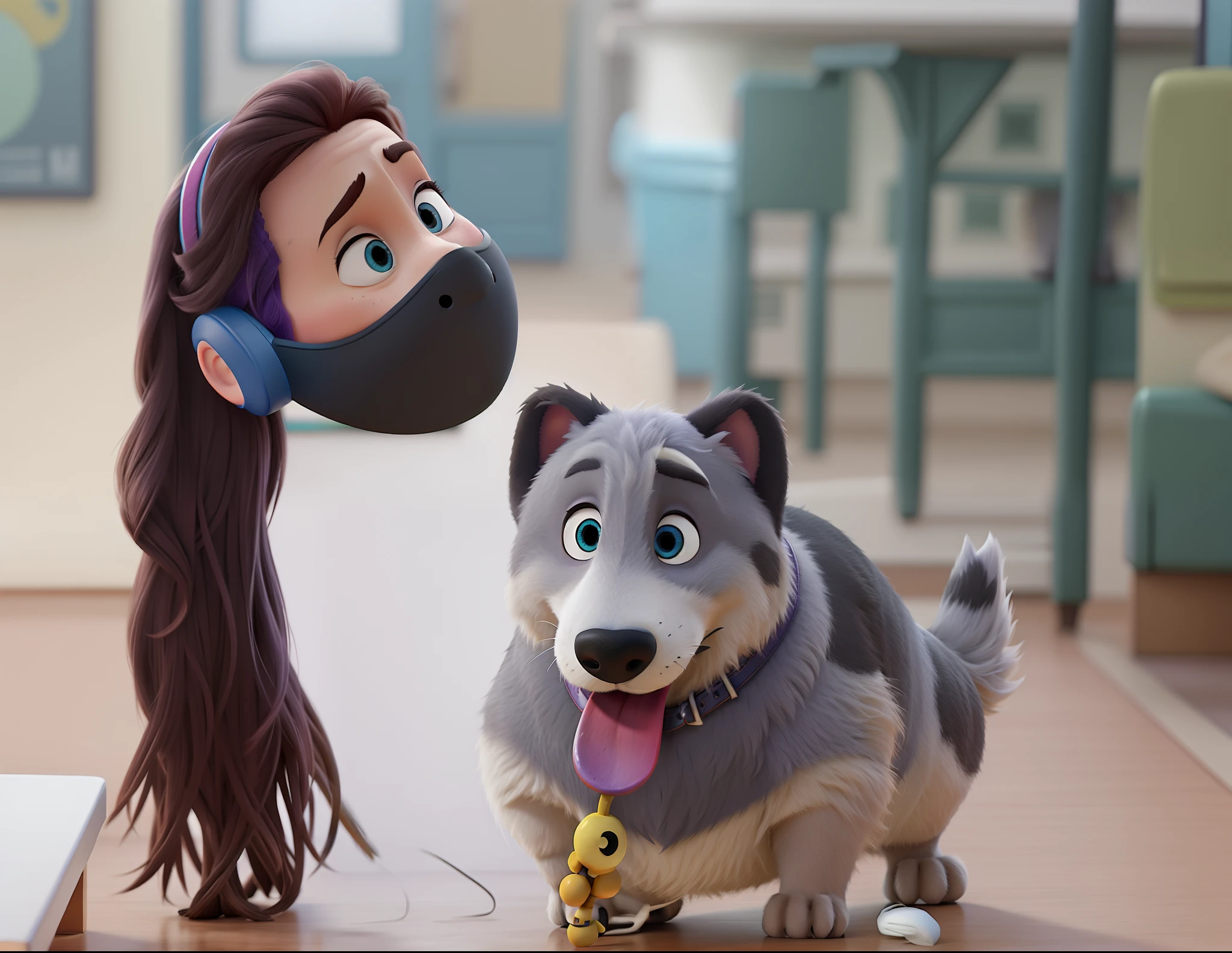 Poster estilo PIXAR