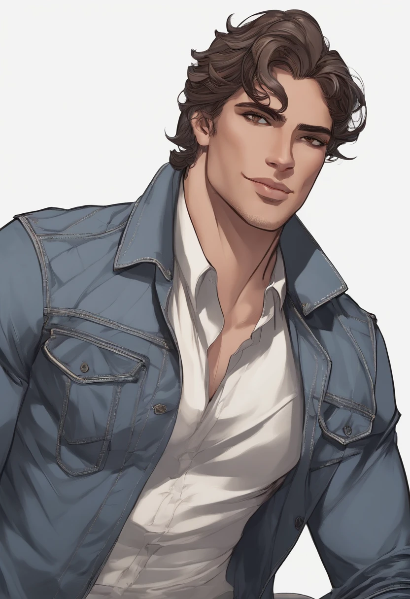 best quality, masterpiece, handsome polynesian man, tan skin, wavy dark hair, round eyes, (huge red bow tied around his penis), inviting and seductive pose, sexy, gay, homoerotic, perfection, no watermark, no logo, no signature