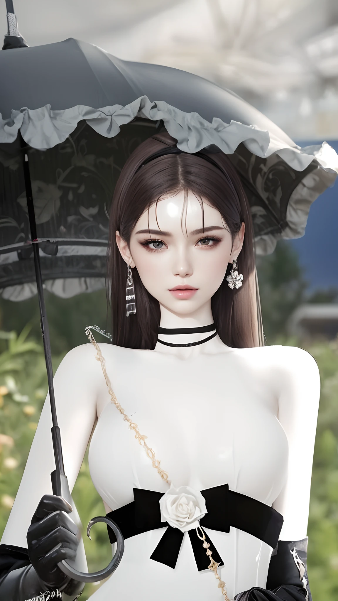 Highly detailed facial and skin texture、A detailed eye, big boobs, big breast, best quality, highly detailed, masterpiece, hair smooth, smooth hair, big boobs, big tits, detail hair