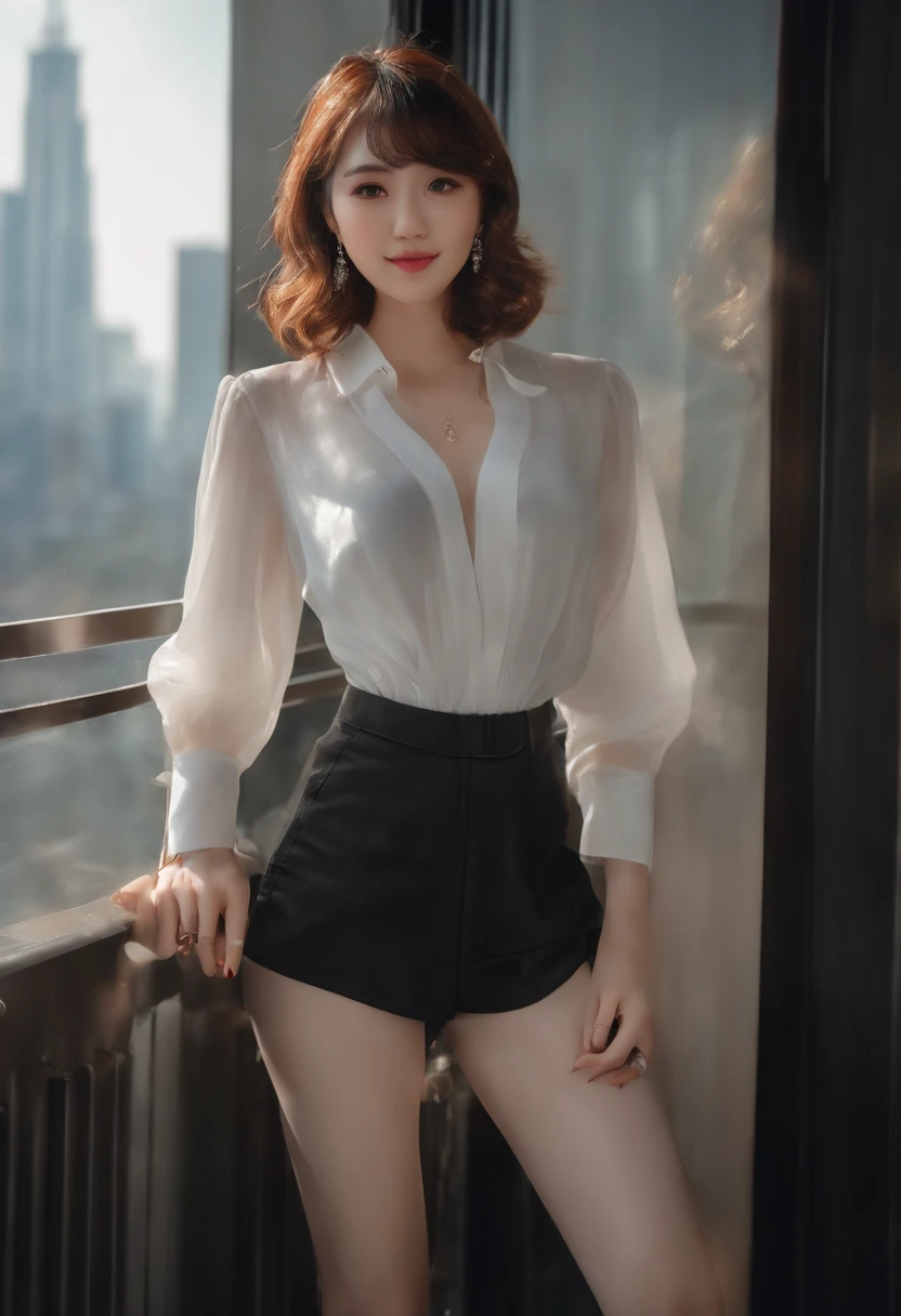 Girl with camera、mix4、(8K、RAW photography、top-quality、tmasterpiece:1.2)、(hentail realism、photorealestic:1.37)、1girl in、Cute  Turtle、view over city、the night、Sateen、Wet、Professional lighting、フォトンマッピング、Radio City、physically-based renderingt、gradient brunette hair、Short curly hair、A handsome、Girly、White ball set、transparent gray skirts，Excellent image performance、A high resolution、1080p、(Clear face)、(Detailed facial description)、(Detailed hand description)、(Piece-style mediocrity)、(exquisite CG)、 extreme light and shadows、Messy hair、tmasterpiece、rich details​、(Exquisite facial features)、(excellent picture quality)、(tmasterpiece)、(Eye of detail)、Looking forward to your eyes、Clavicle tenderness、(huge tit:1.2)、(Transparent purity :1.2)、thighs thighs thighs thighs,White pedicure，full bodyesbian