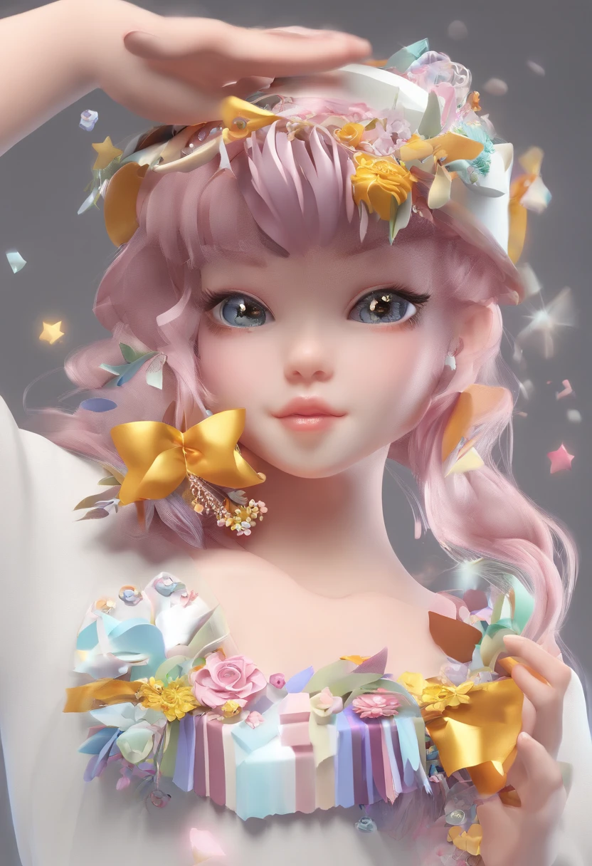 Bai Zhe's skin,Short silver-white hair, a small handful of which is pink,The pupils of both eyes are pink,,White translucent stockings are worn on the legs,There is a pair of cat ears on the head,Very delicate blush,Drooling at the corners of the mouth,The perspective is bottom-up。