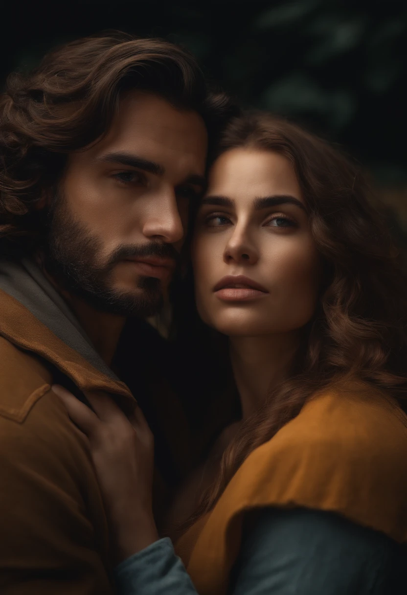 Casal brigando, separado e triste, Contemporary and realistic 4K photo
