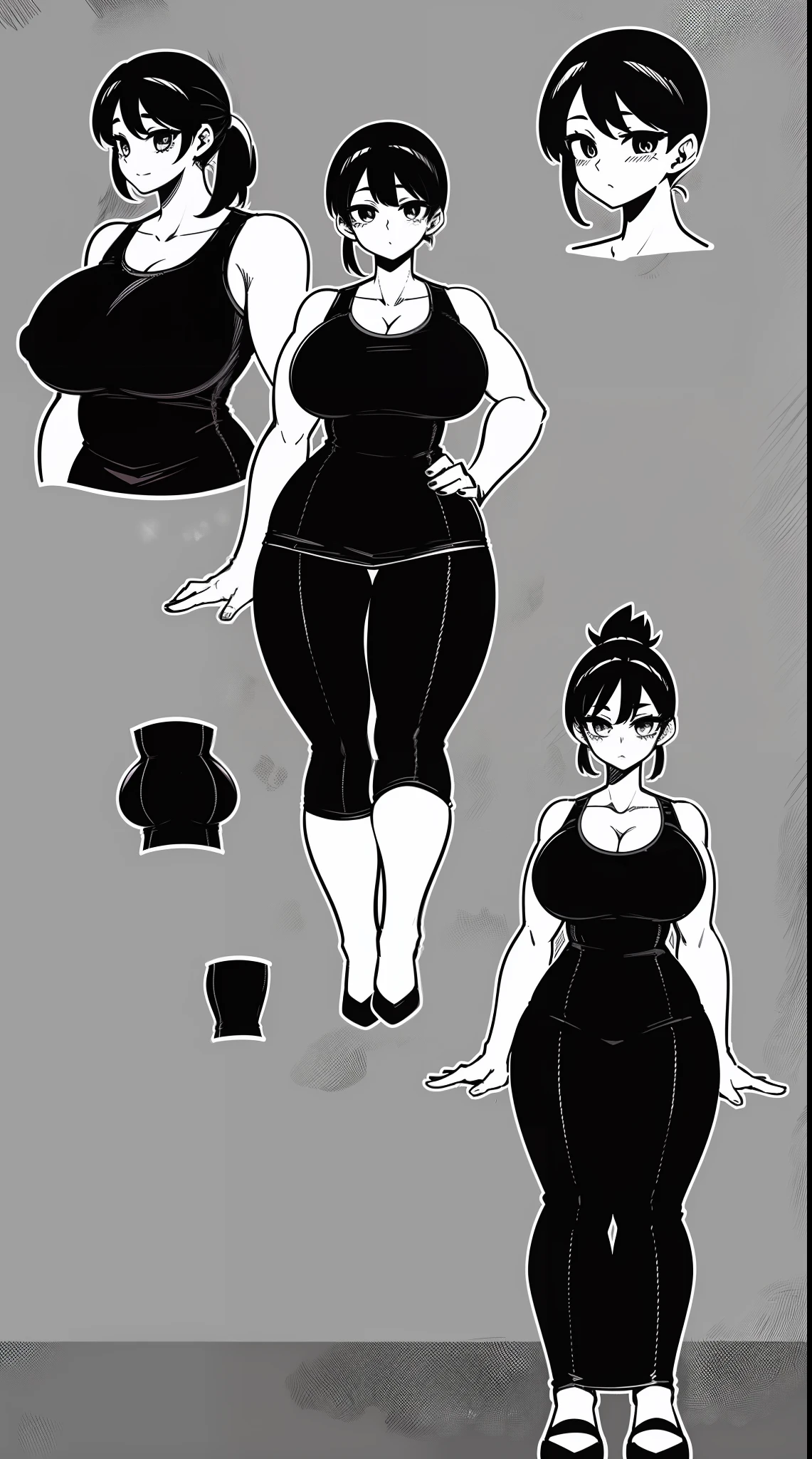 a drawing of a debauchery priest lewd face, many cultist of aphrodite, realistically proportioned body, realistic proportions sfw, small cute outline, body pose!, full body drawing, cell shaded adult animation, realistic body proportions, full character body, full body concept, full body; front view, female full body, realistic proportions!!, entire body