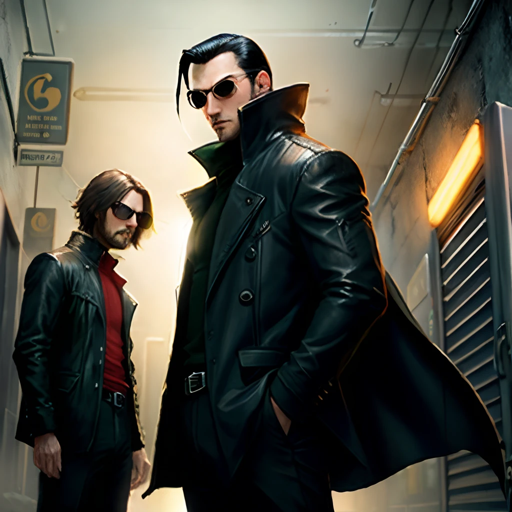 Neo matrix no estilo Pixar