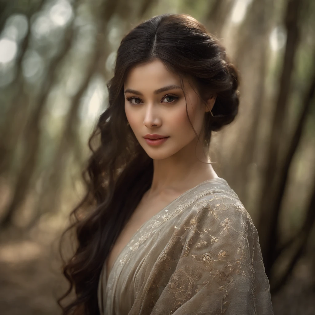 nsfw,(RAW photo, best quality),(realistic, photo-realistic:1.3),best quality,highly detailed,masterpiece,ultra-detailed,illustration,1girl,upper_body,dynamic angle,world masterpiece theater,messy_long_hair,best quality,extremely detailed CG unity 8k wallpaper,ink,Amazing,cinematic lighting,lens_flare,dunhuang_style,