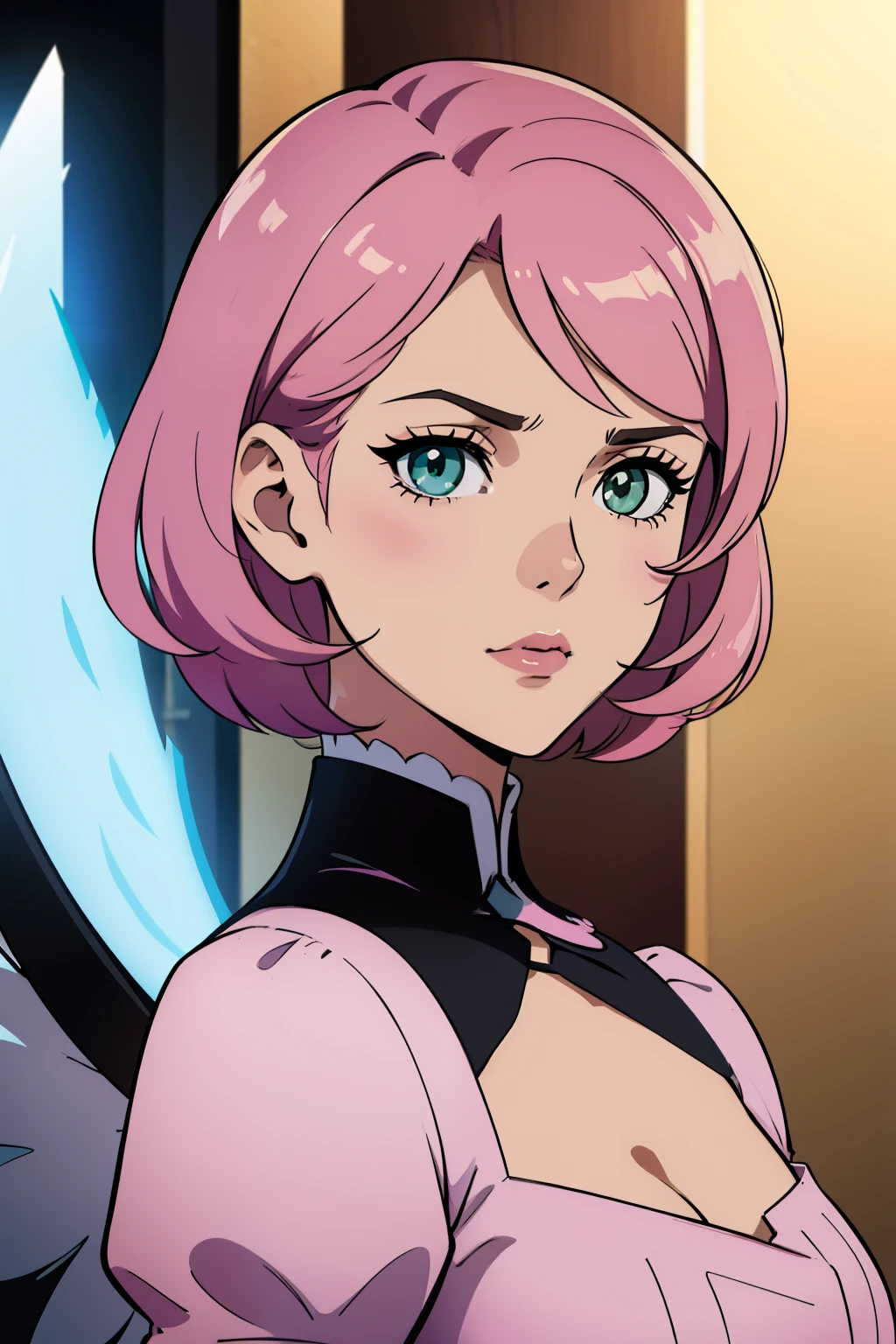 (Masterpiece:1.2, Best quality), (fine detailed beautiful eyes: 1.2), ((1girll)), ((Solo)), (finely detailed  eyes and detailed face:1.3), (beautiful and clear background:1.2), (Extremely detailed CG, Ultra-detailed, Best shadow:1.1), ((Depth of field)), ((aquarelle)), Large breasts, Bare shoulders, flowers and petals, Beautiful concept illustration, (White background:0.5), (illustration:1.1), (Extremely fine and beautiful:1.1), (Perfect details:1.1), Reiju, Masterpiece, A high resolution|★\[A high resolution\], Best quality, (Extremely detailed Cg Unity 8K wallpaper),