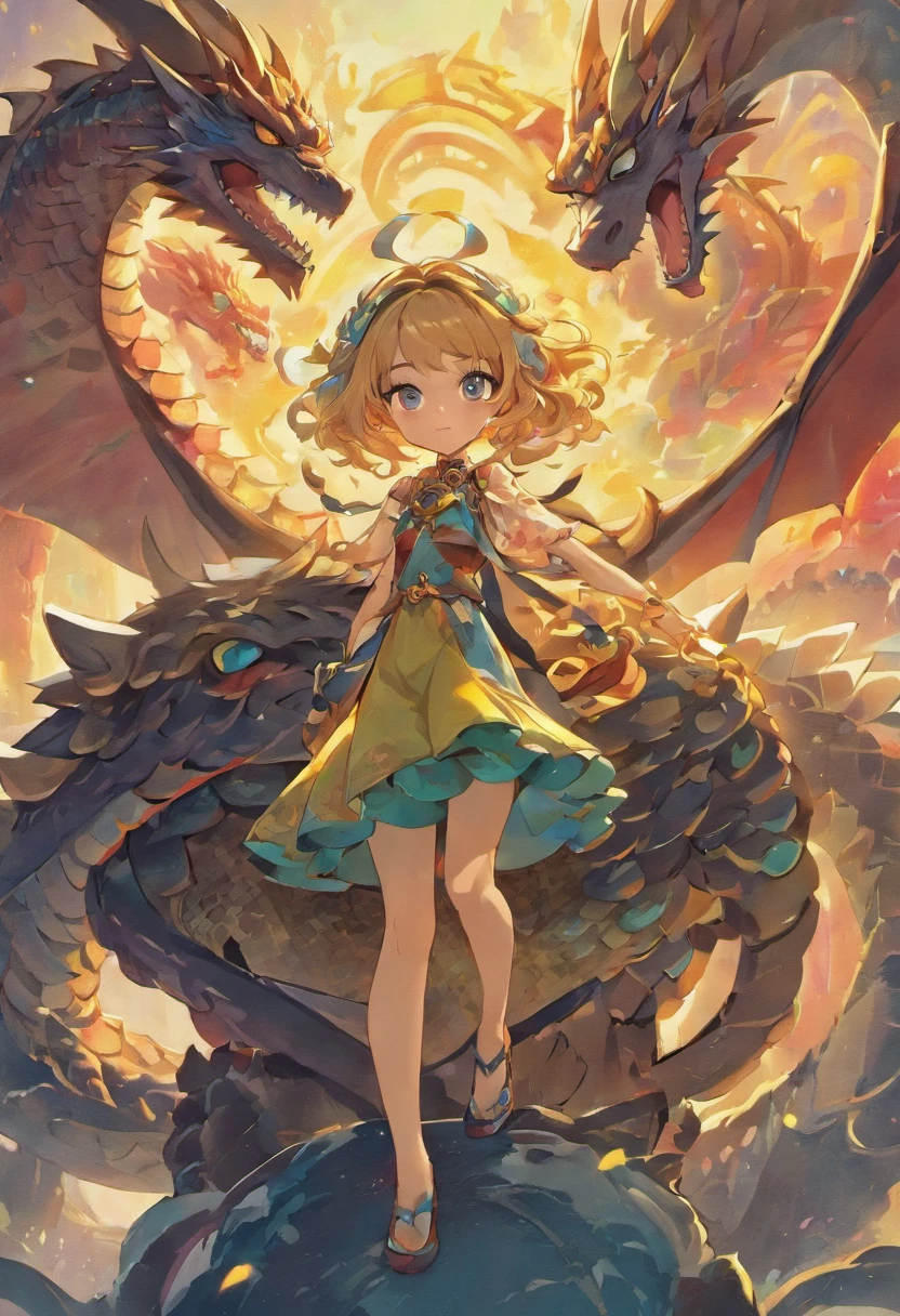 retrato da mulher, on top of a Dragon ::style cartoon, (((Front view))), Estilo Disney Pixar, Filme 3D, altamente detalhado, vivid colors (((corpo inteiro))) ::n_style realista, anime