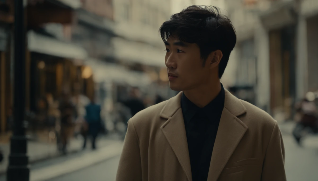 fully naked handsome japanese guy in town