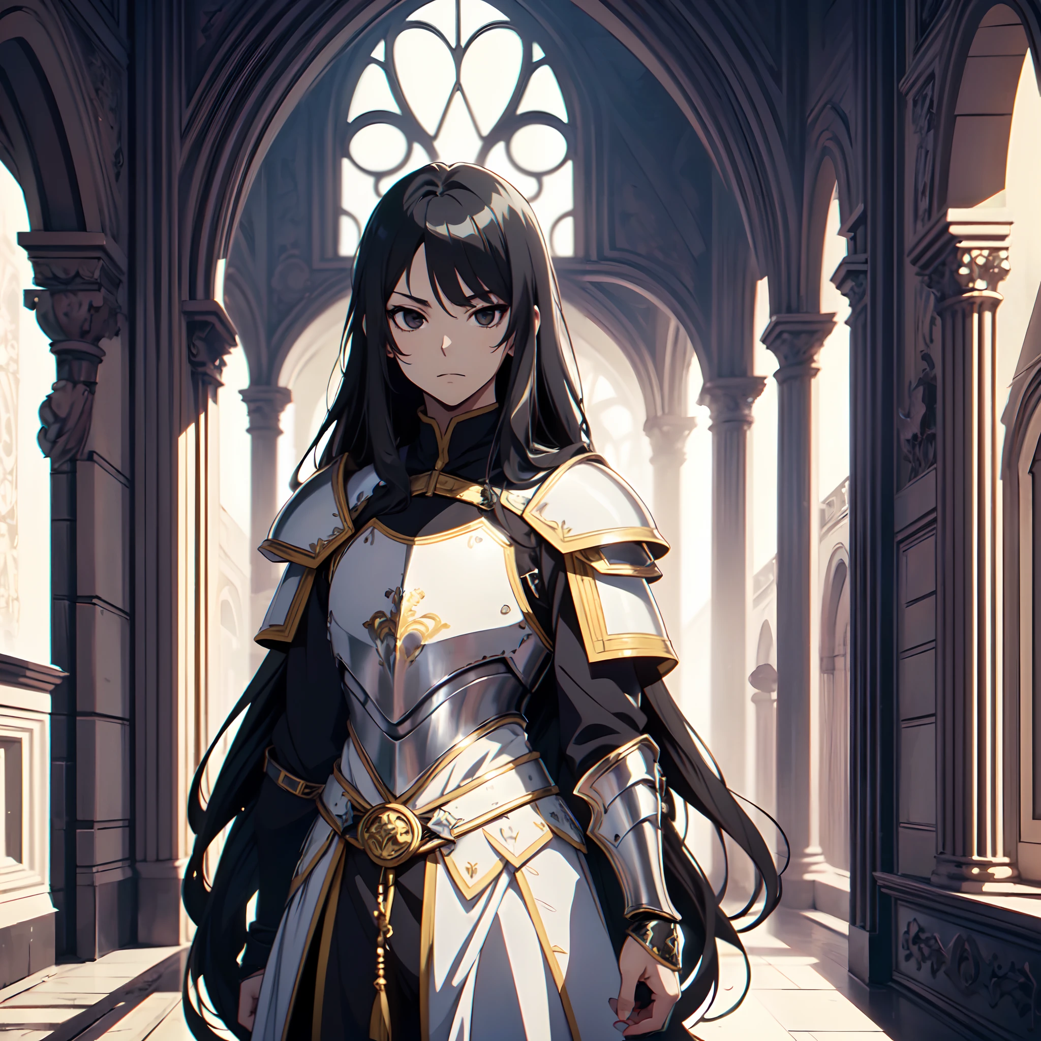 128K Ultra High Definition,
128K Ultra High Quality,
128K Ultra High Resolution,
Best Definition,
Best Quality,
Best Resolution,
Perfectly Detailed,
Perfectly Designed,
Extremely Detailed,
Extremely Designed,
Hyper Detailed,
Hyper Definition,
Hyper Quality,
Hyper Resolution,
Masterpiece,
(((Anime))),
Body Shot,
(((Boy))),
Handsome,
Muscular Body,
(((Black Long Hair))),
(((Black Eyes))),
(((Hyper Detailed & Perfectly Designed With Ultra High Quality White Warlord Armor))),
(((Inside Of Medieval Royal Palace Background Scenery))),