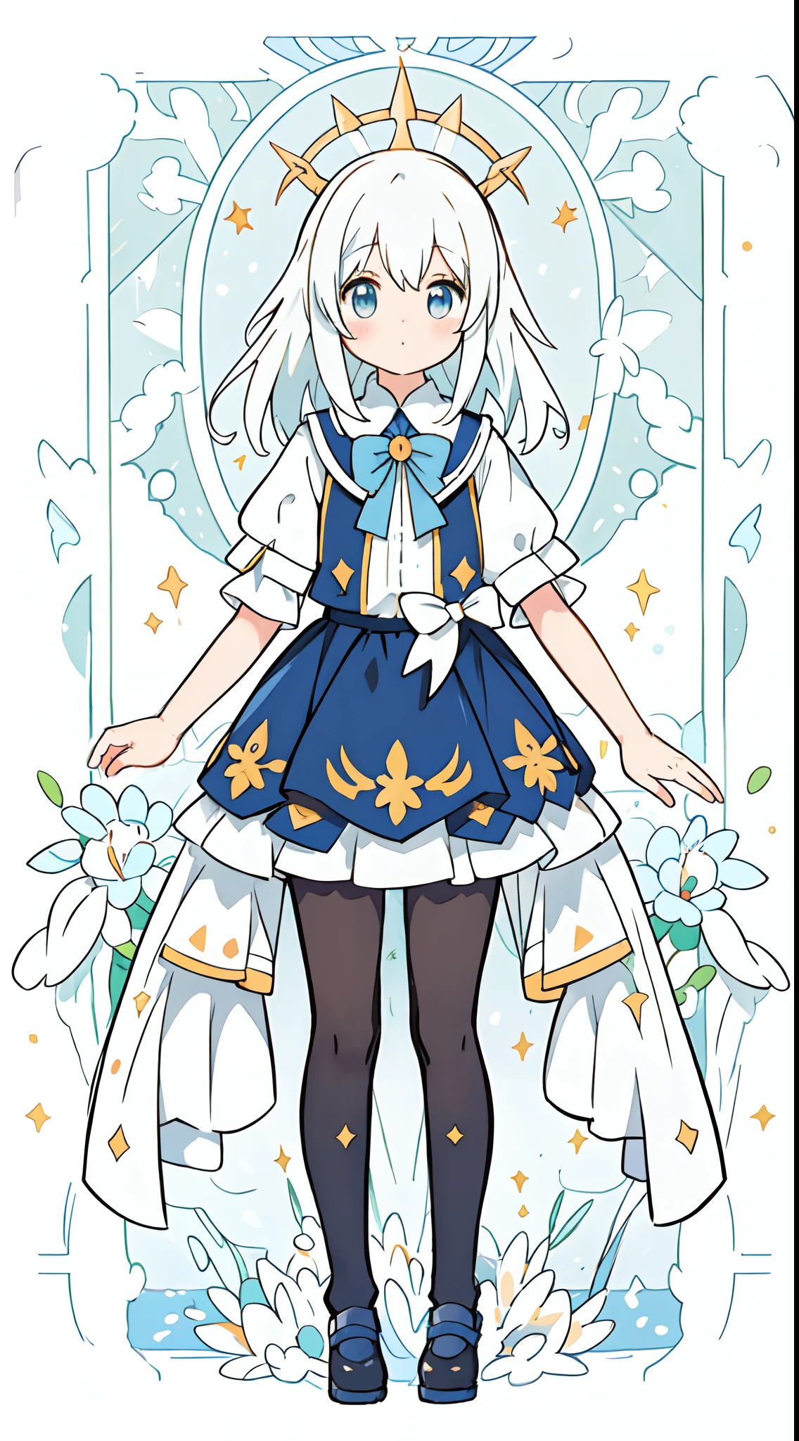 una chica con falda y camisa blanca saluda, Full body anime illustration, full body illustration, Colegiala realista, !!Retrato de cuerpo entero!!, single character full body, Retrato de cuerpo entero de un corto!, Retrato de cuerpo entero, Vestido con ropa larga y fluida, Nice anime character design, Estilo ecchi, Dibujo de personaje de cuerpo completo, fullbody commission for
