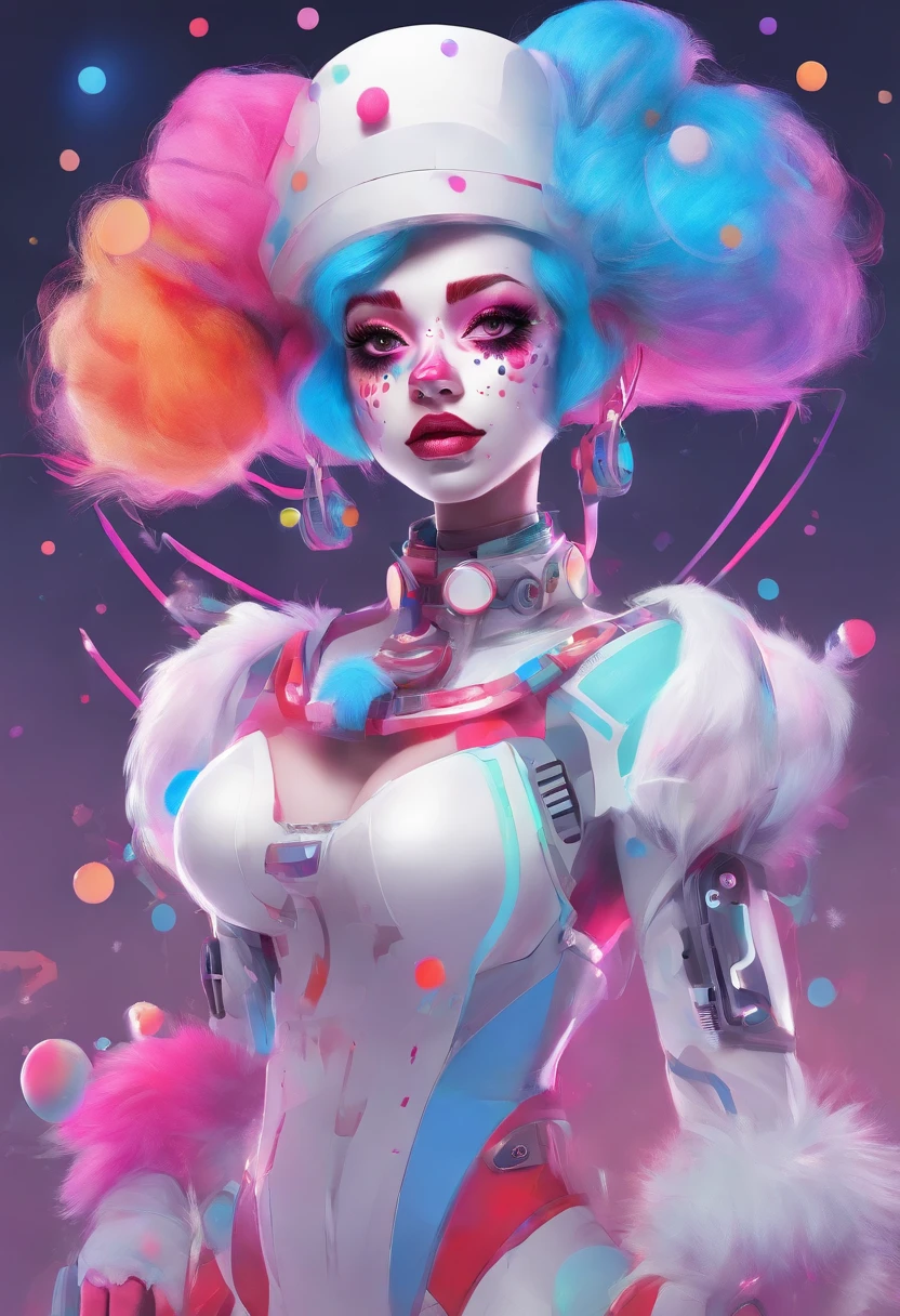 Cute clown furry