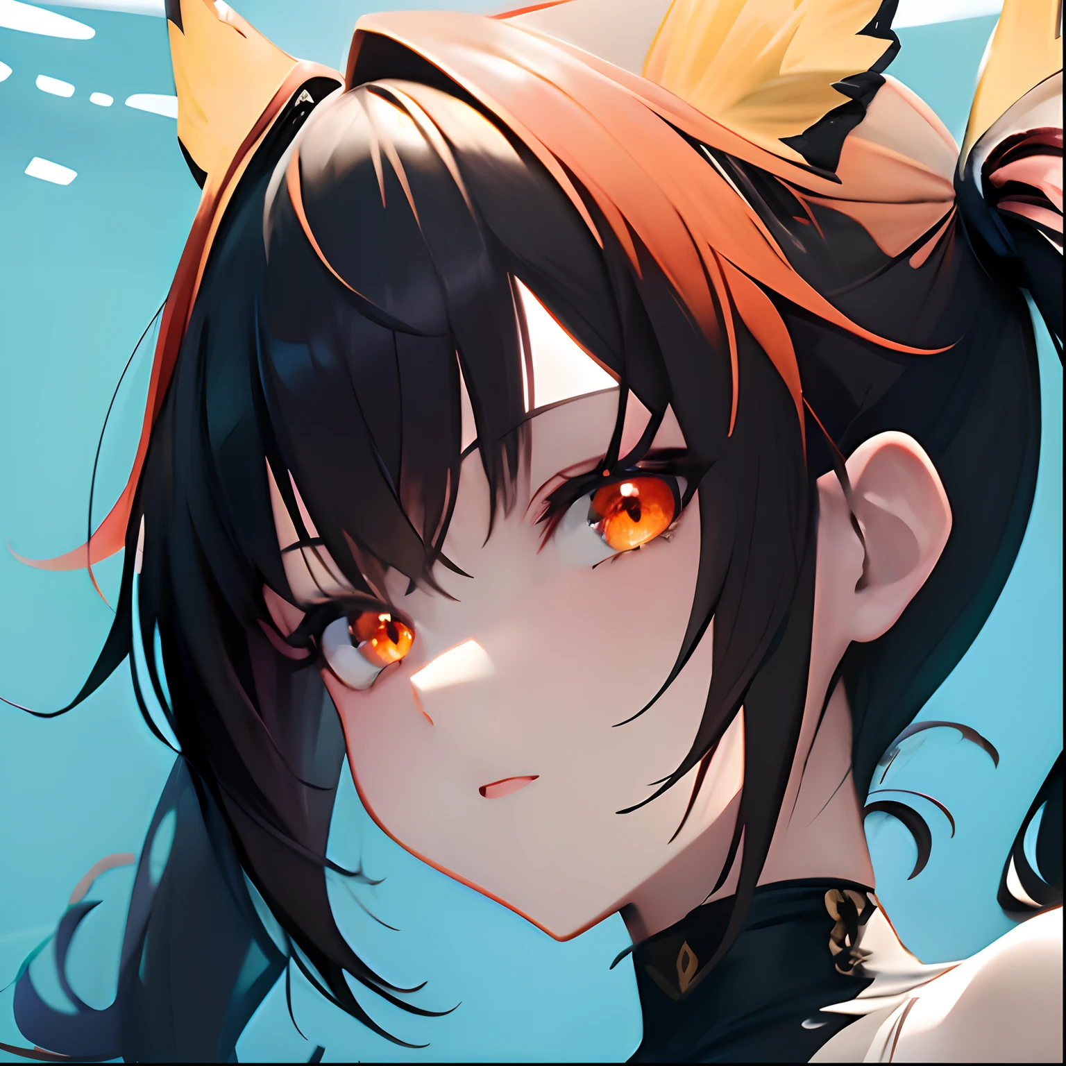Beautiful Eyes, Orange Eyes, detailed eyes, perfect eyes, pupils