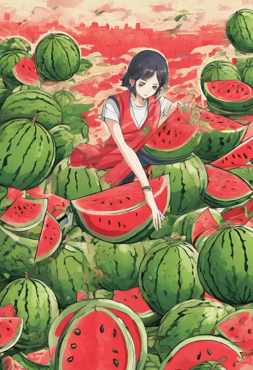 Palestinians put watermelons in bomb tanks and attack Israel with them. Watermelons instead of bombs will destroy Israel. Bomb replacement watermelon WILL DESTROY ISRAEL'S BUILDINGS