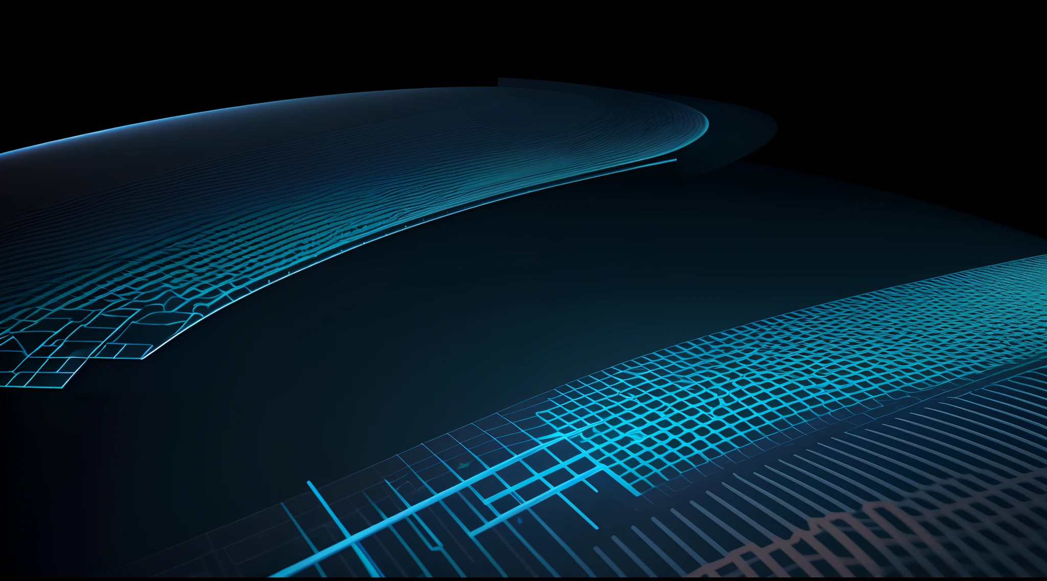 Engaging 3D visualization featuring stunning graphs、glinting