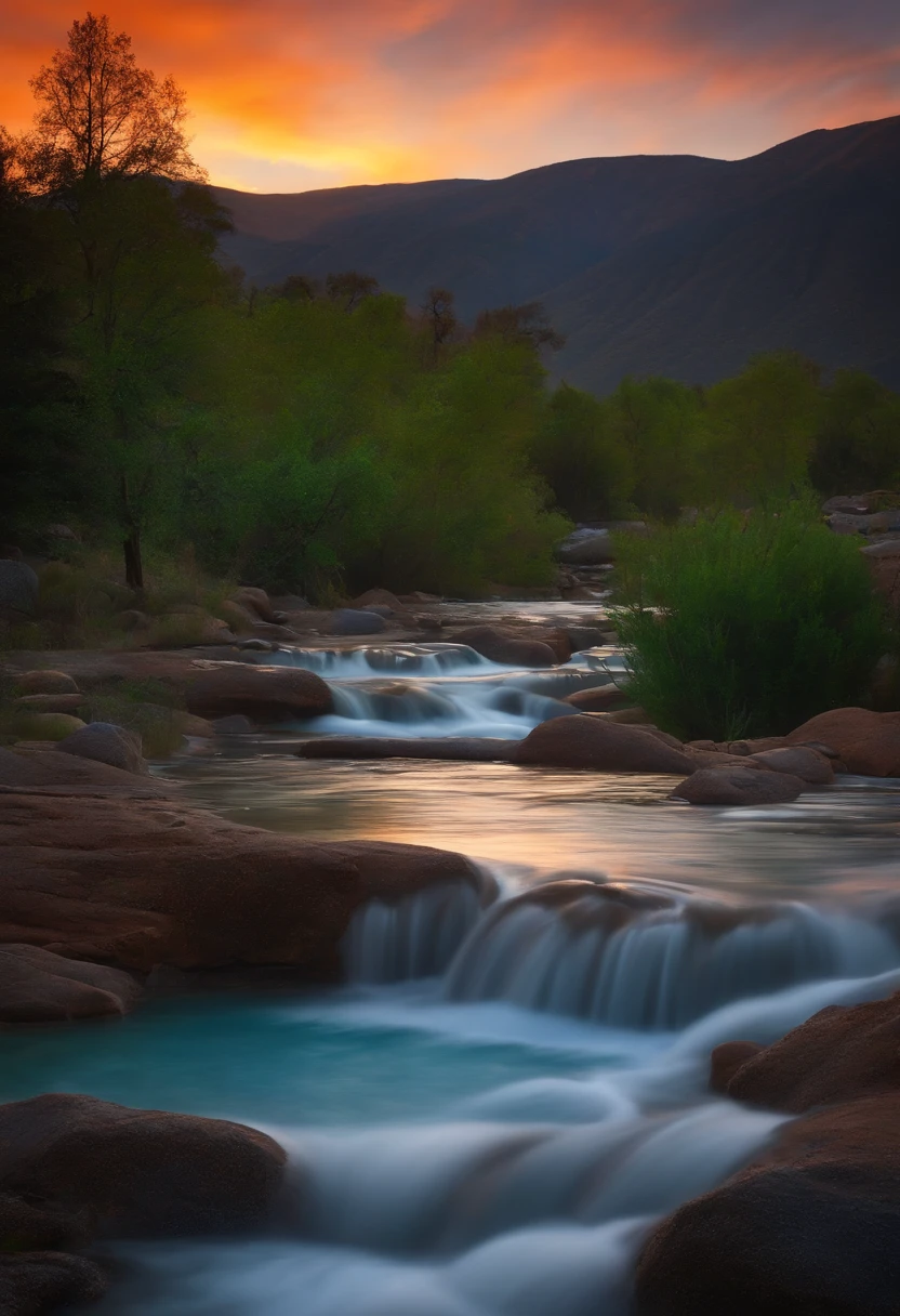 Realistic hot springs
