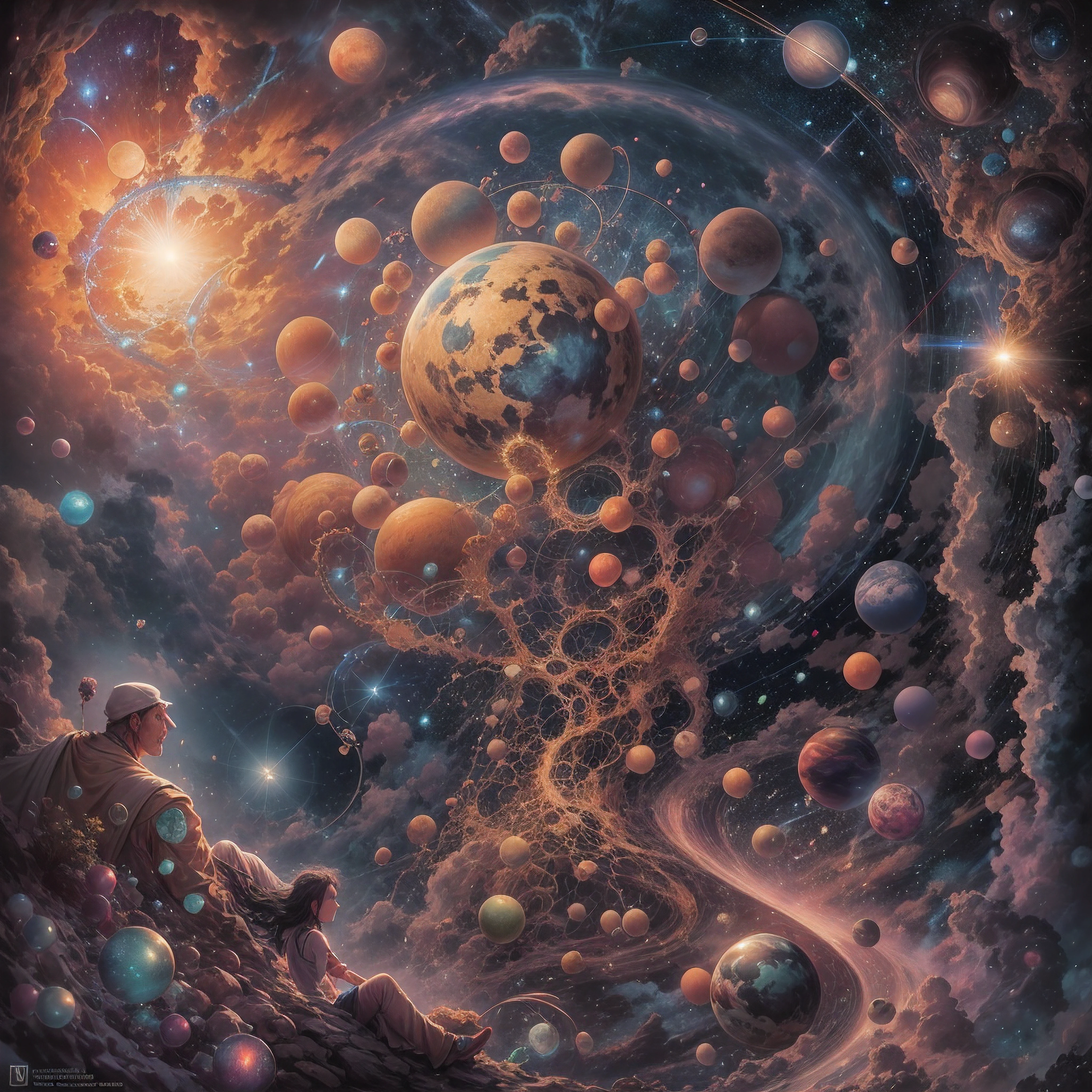[Odd Thomas:]
It's evident in creation that God is the primary cause
The origin of all scientific laws
Everything else is secondary
The very breath that comes from lungs is caused by the fact that God is involved
One must begin with the mind that was given to him to even believe he's evolved
I'm in awe when I think about quantum mechanics and the rotation of planets
And the exact calculation of the universe is permanently impossible to manage
How photosynthesis takes place to perfectly convert the vividness of light into chemical energy
For the purpose of maintaining and giving life
Intelligent design doesn't even begin to define his creative craftsmanship
Any attempt to align the mind of mankind to divine is insufficient and inadequate
It's too lofty and far beyond us that God would not remain anonymous
Correspond with us and out of all of God's creation would become fond of us