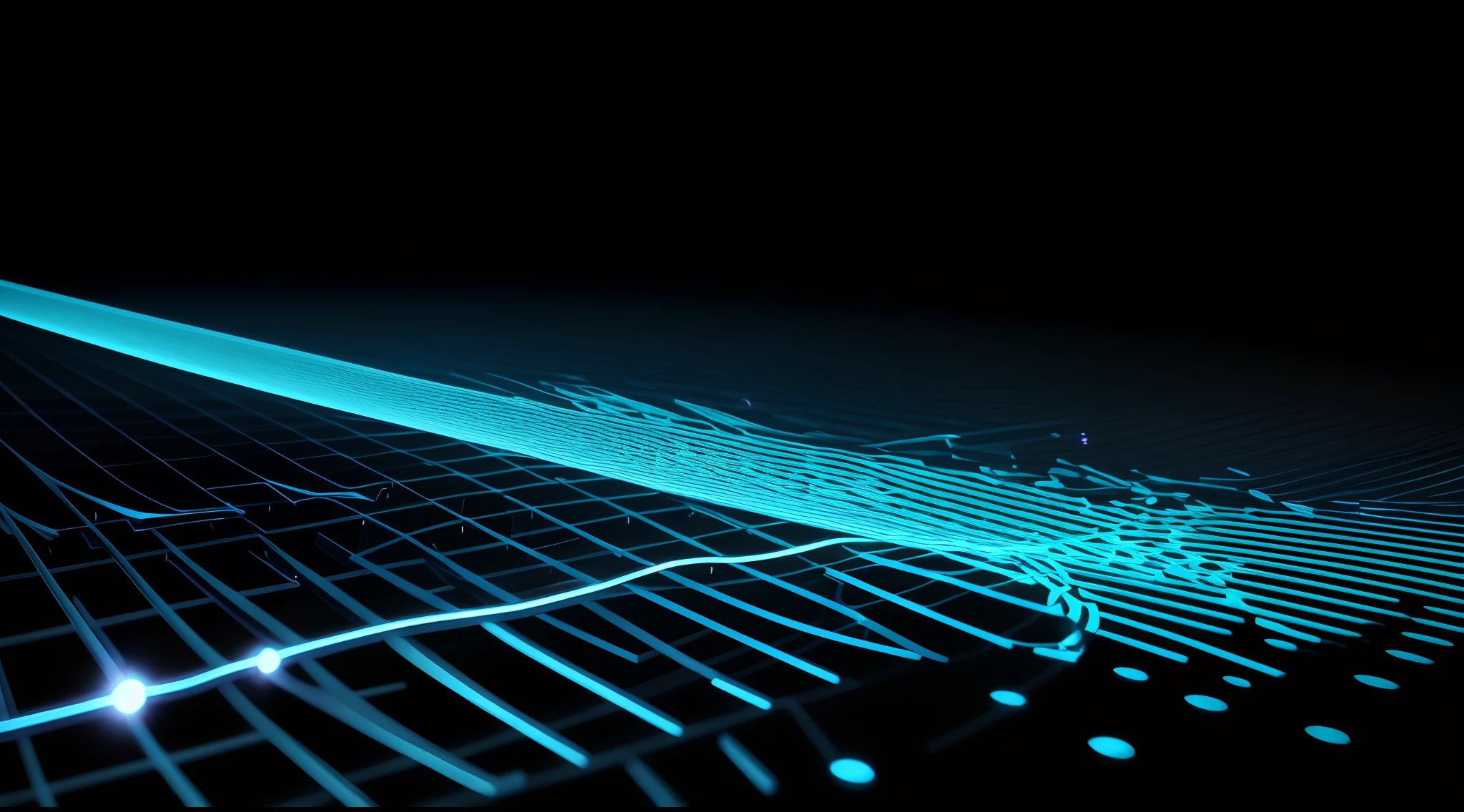 Engaging 3D visualization featuring stunning graphs、glinting
