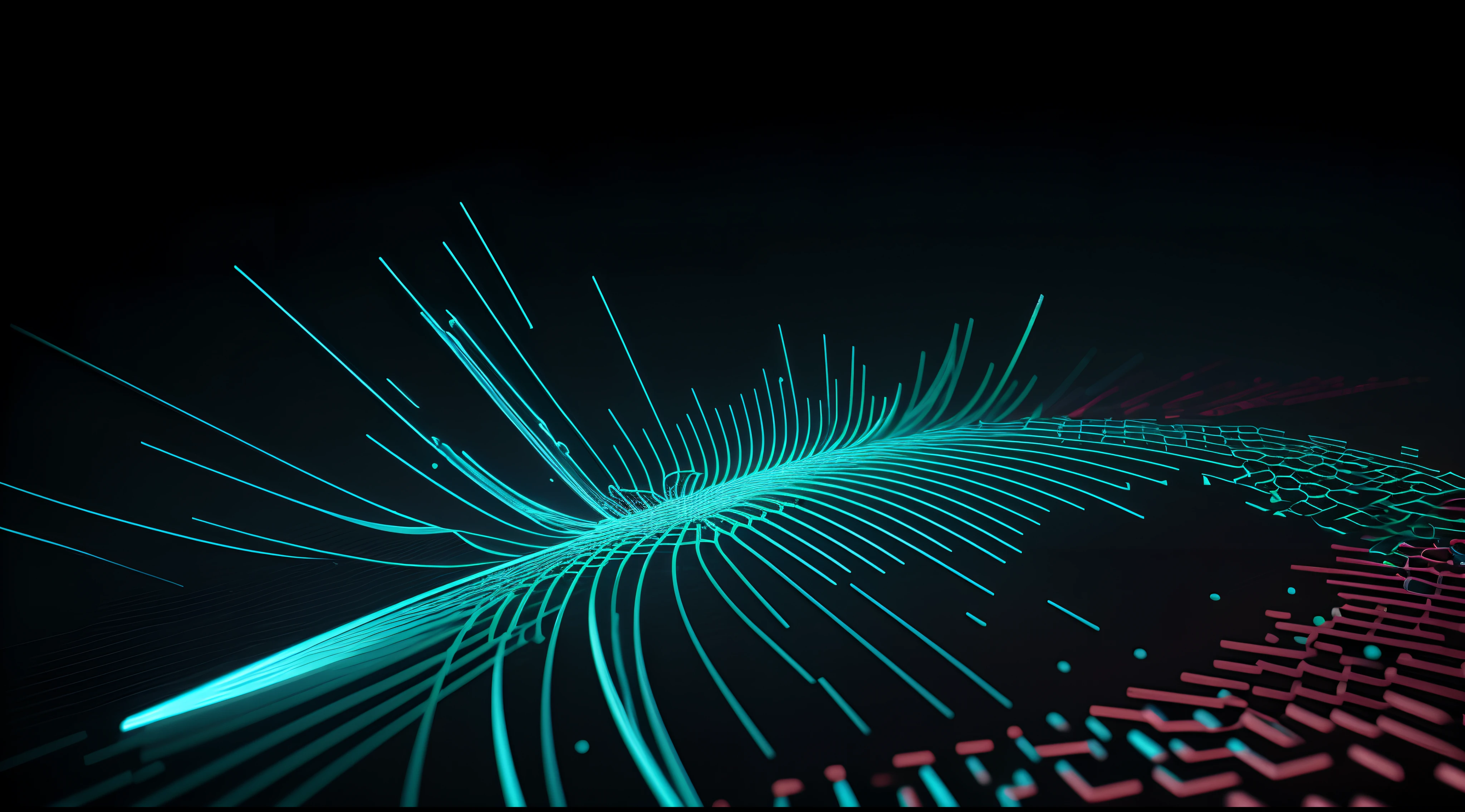 Engaging 3D visualization featuring stunning graphs、glinting