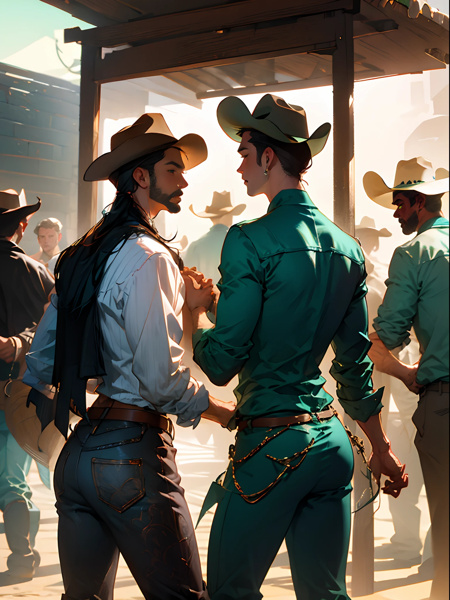 Gay , cowboys , western , southern ,  , two men