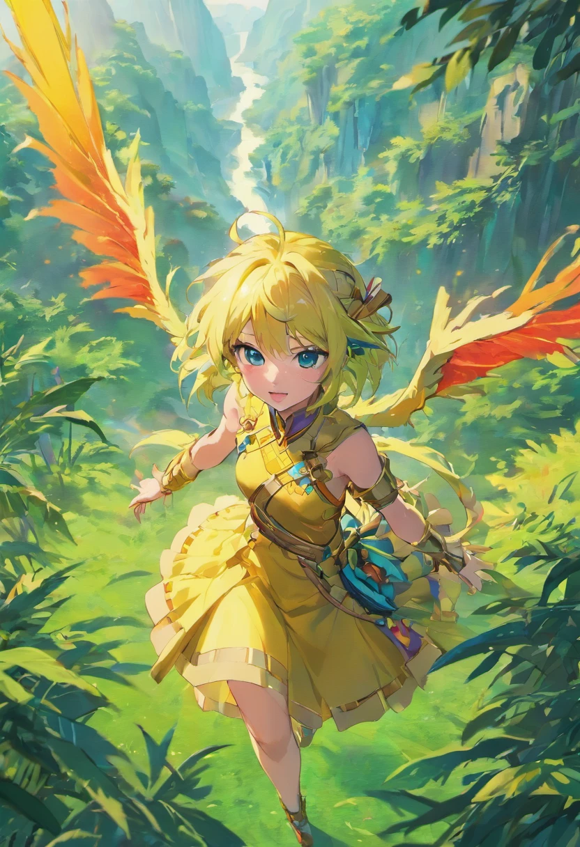 ((Masterpiece)), (((Best quality))), ((Ultra-detailed)), (Amazing:1.1),Chinese dragon, Beautiful, Nature, sky and ground, Big wind, wind blown, Line Cloud,Light shoot from the cloud, In the middle of a lush remote foliage jungle,Jungle wildlife and animals, an award winning photograph, BLN-L24,High contrast,Low saturation,High saturation 8k 3D, F 2.8lens, Aerial view, Cinematic lighting