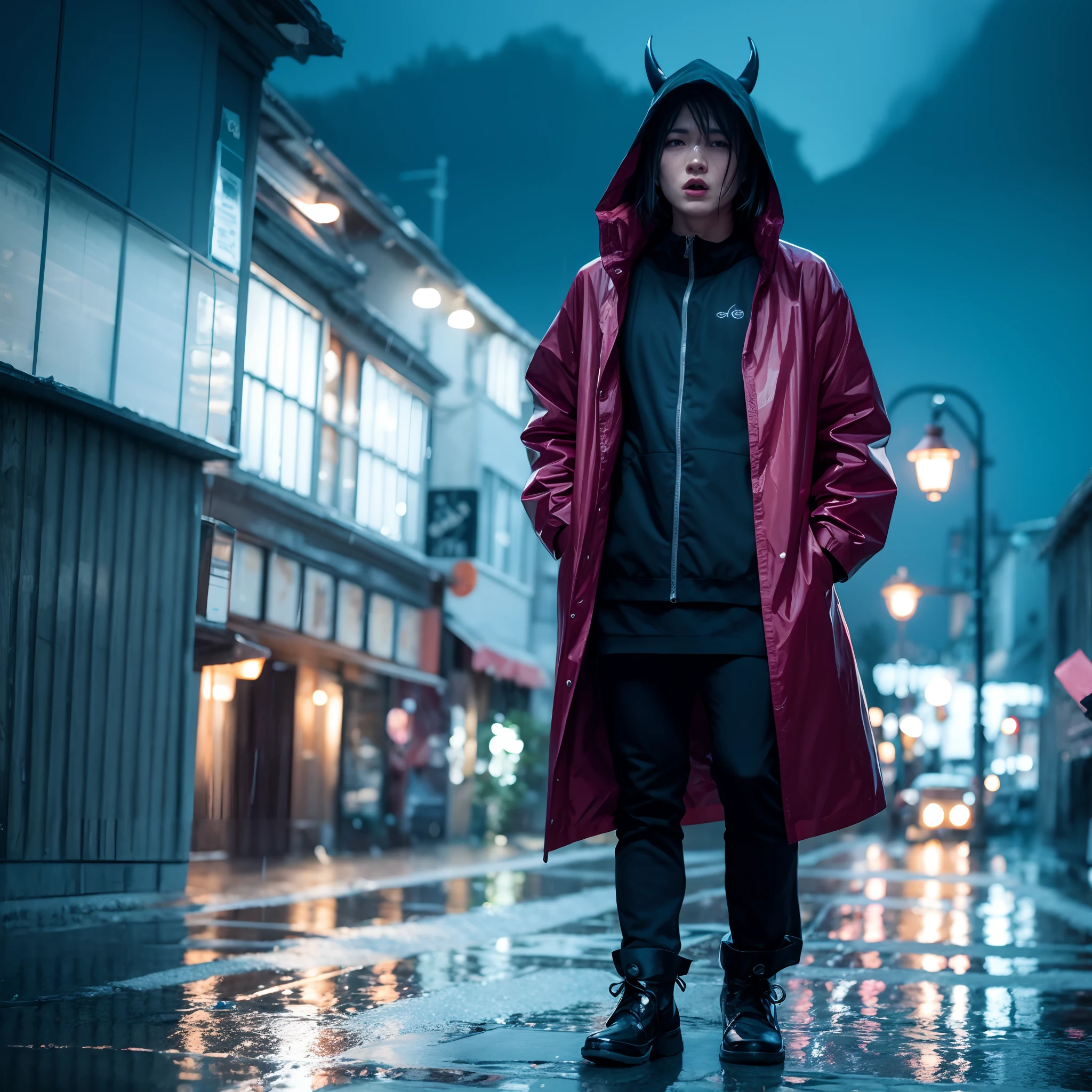 rainy night, The Devil in a Raincoat