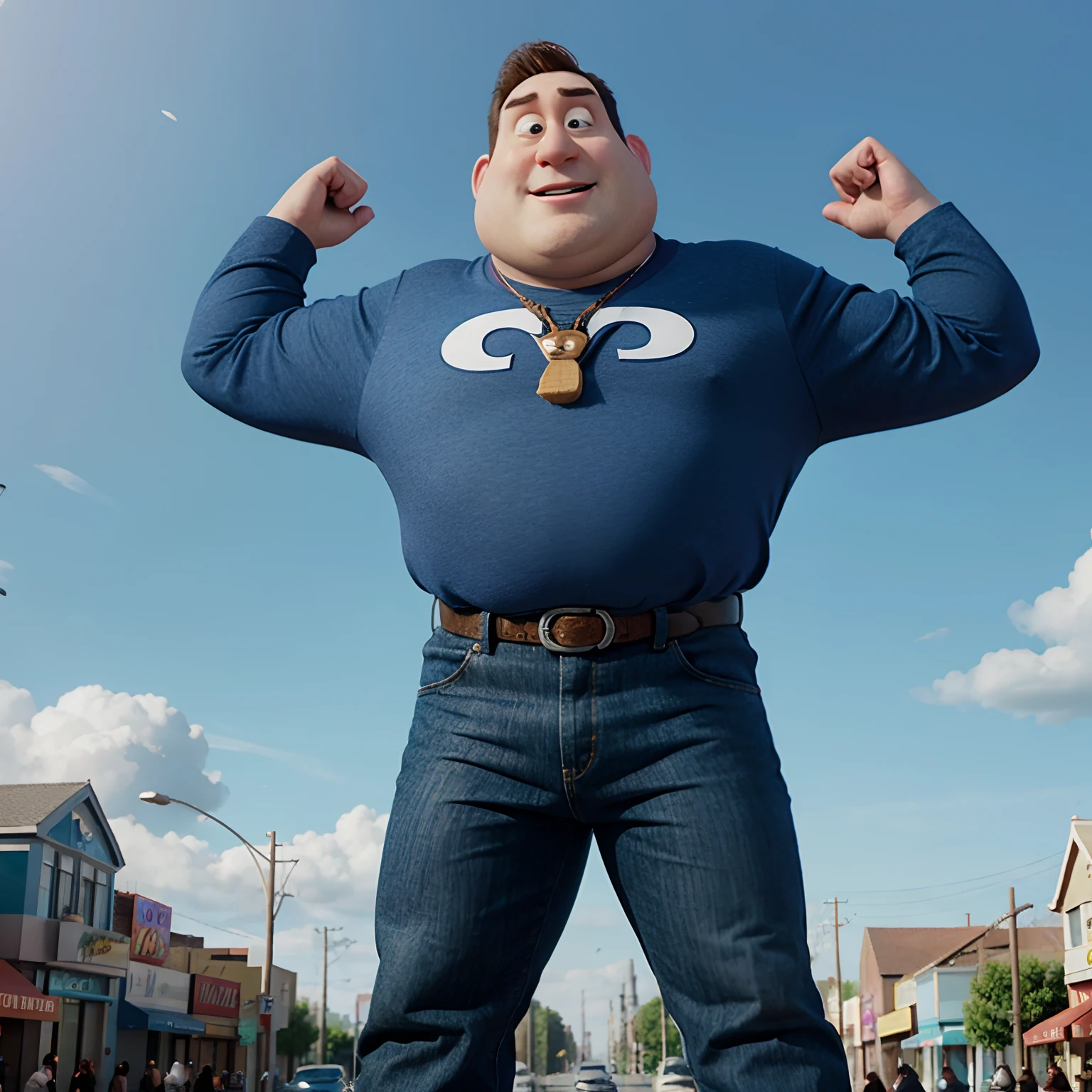 Big Brennan in a Pixar movie