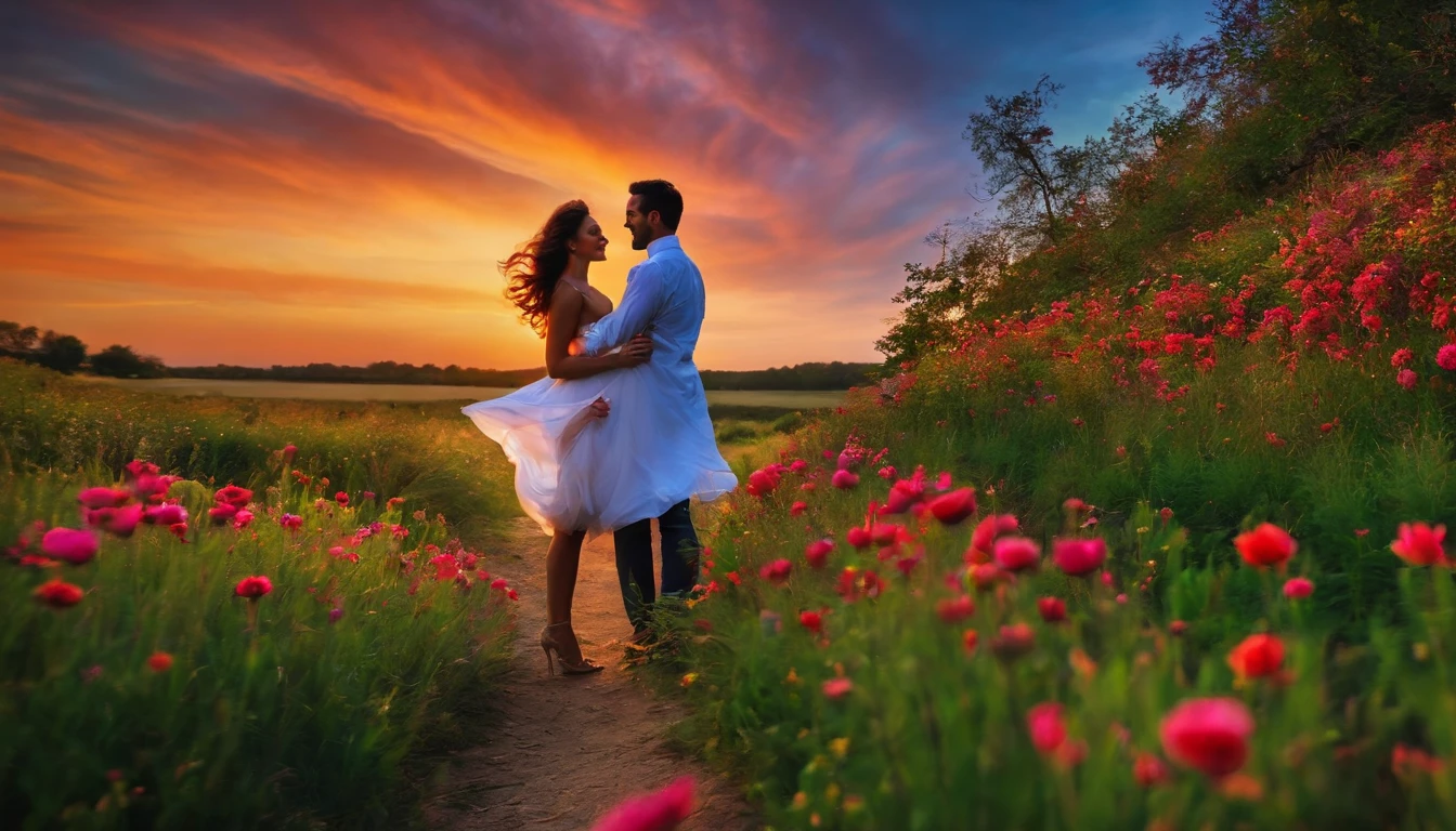 A couple having love