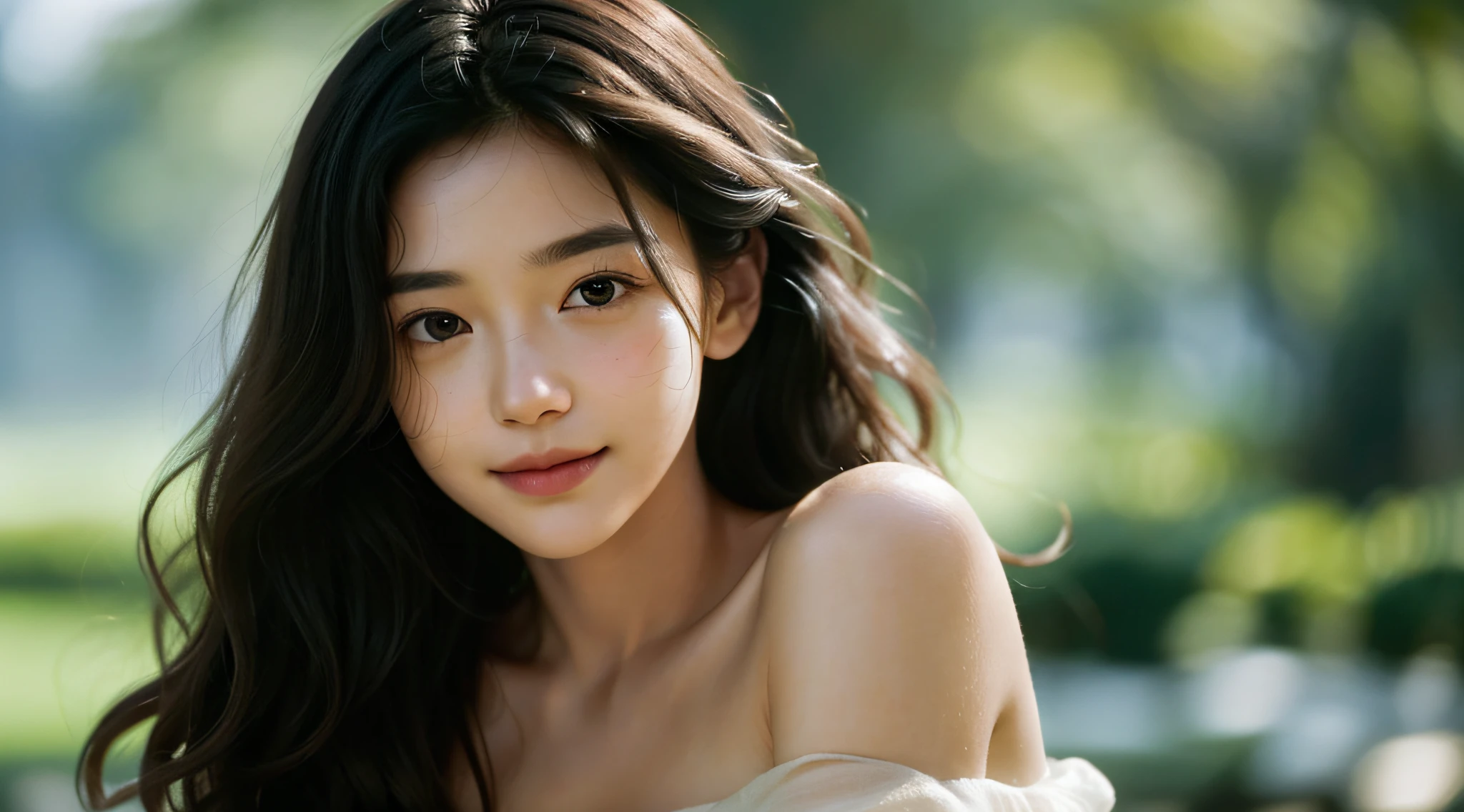 best quality, epic reality, ((in the pitch black darkness :1.4)), ((portrait:1.5)),(background: dark ) high contrast ,glorious picture, Minimum illumination, lighting Face, She was comfortable, wearing underwear, it seems, (8K, original photo, best quality),(epic reality:1.5), a woman, Face,(exquisite eyes:0.8),(looking at camera:1.4), (best quality), ( high contrast, Deep shadows),intricate details,Work,((skin:1.4)), (long dark hair:1.3), long hair, messy ,(high dynamic range:1.5),detailed, color, upscale, masterpiece, original photo (20 years old, looking at the audience), fair, (wearing underwear,), (((bare breasts))), (((bare breasts))), (((bare breasts))), (((bare breasts))), perfect, nature, perfect composition, portrait, perfect Face, Smile expression, charming eyes, Bright details, close lips, (高skin细节),, (blue tint: 0.6), (Sale: 0.8), (bloody: 0.7), Accent lighting , (backlight: 0.5), medium depth of field, Canon 5D, 50mm lens, F/4 apertures, (Super detailed, intricate details), sharp focus, soFt color, 8K, absurd, 80mm, dark background, photography, Smile, ease ,