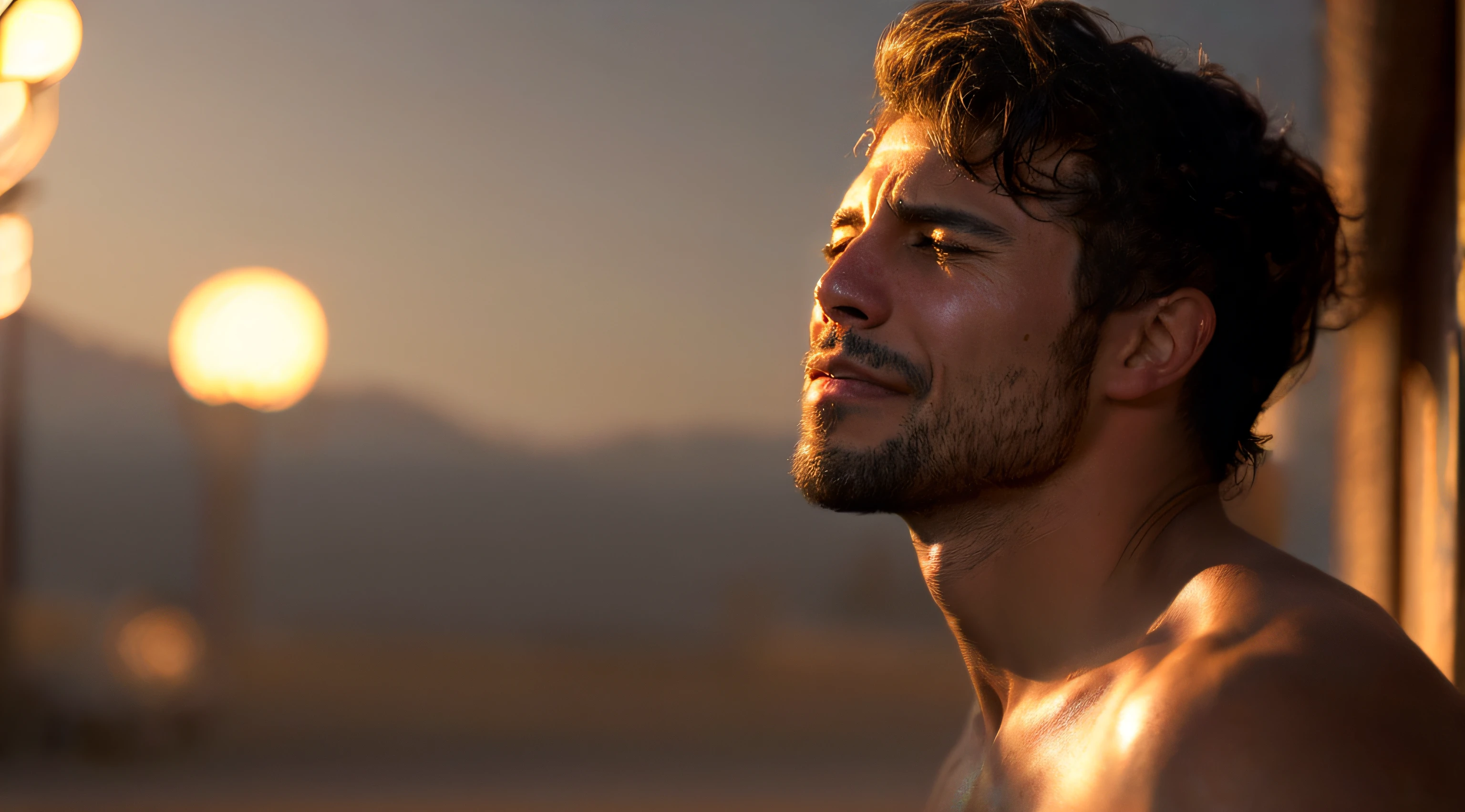 Ancient Israel、Biblical times、1st century、(((mid night))、(((Slave young man crying in frustration outside)))、8K、Raw photography、top-quality、masterpiece:1.5、ultra-lightweighthigh-resolution、Photorealsitic:1.5、ciinematic light、soft volumetric lighting:1.5、realisitic、Photorealsitic:1、Detailed skin、profetional lighting、a picture、foco nítido、detaileds、profetional lighting、photon maping、detailed and intricate environment、ighly detailed、top-quality、Artistic photography、photorrealistic concept art、soft natural volumetric cinematic perfect light、Midjourney、Detailed hand、