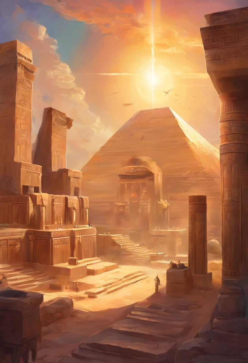 civilization, ancient, Sumerian, anunnaki, architecture, advanced civilization, technology, Sumerian construction,4k, bright lights, real
