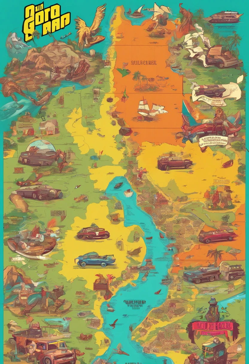 Old world map