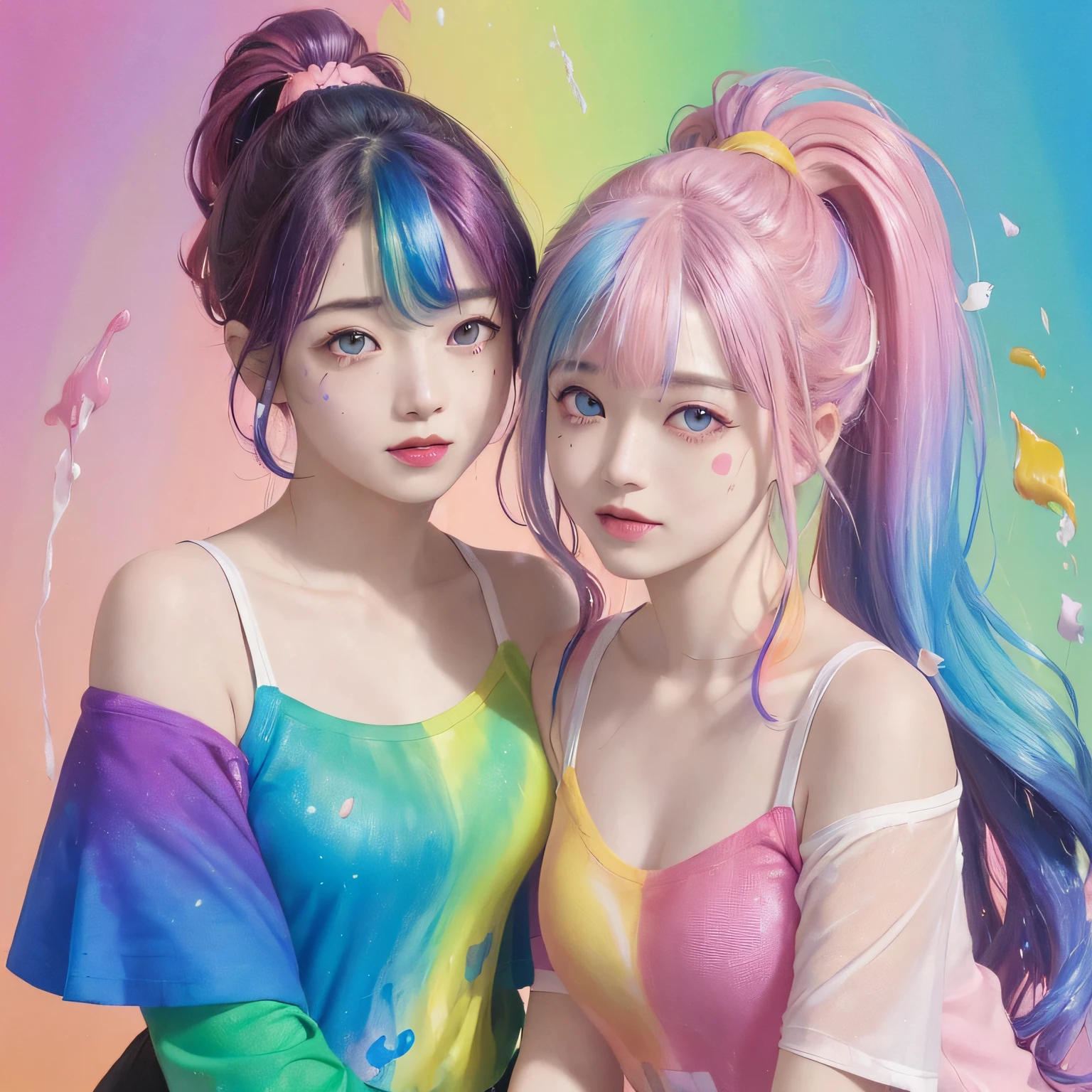 Create an image of Pride Day as a puzzle figure, with pieces of different shapes and colors fitting together perfectly, symbolizing diversity and togetherness in the LGBTQ+ community. --auto --s2