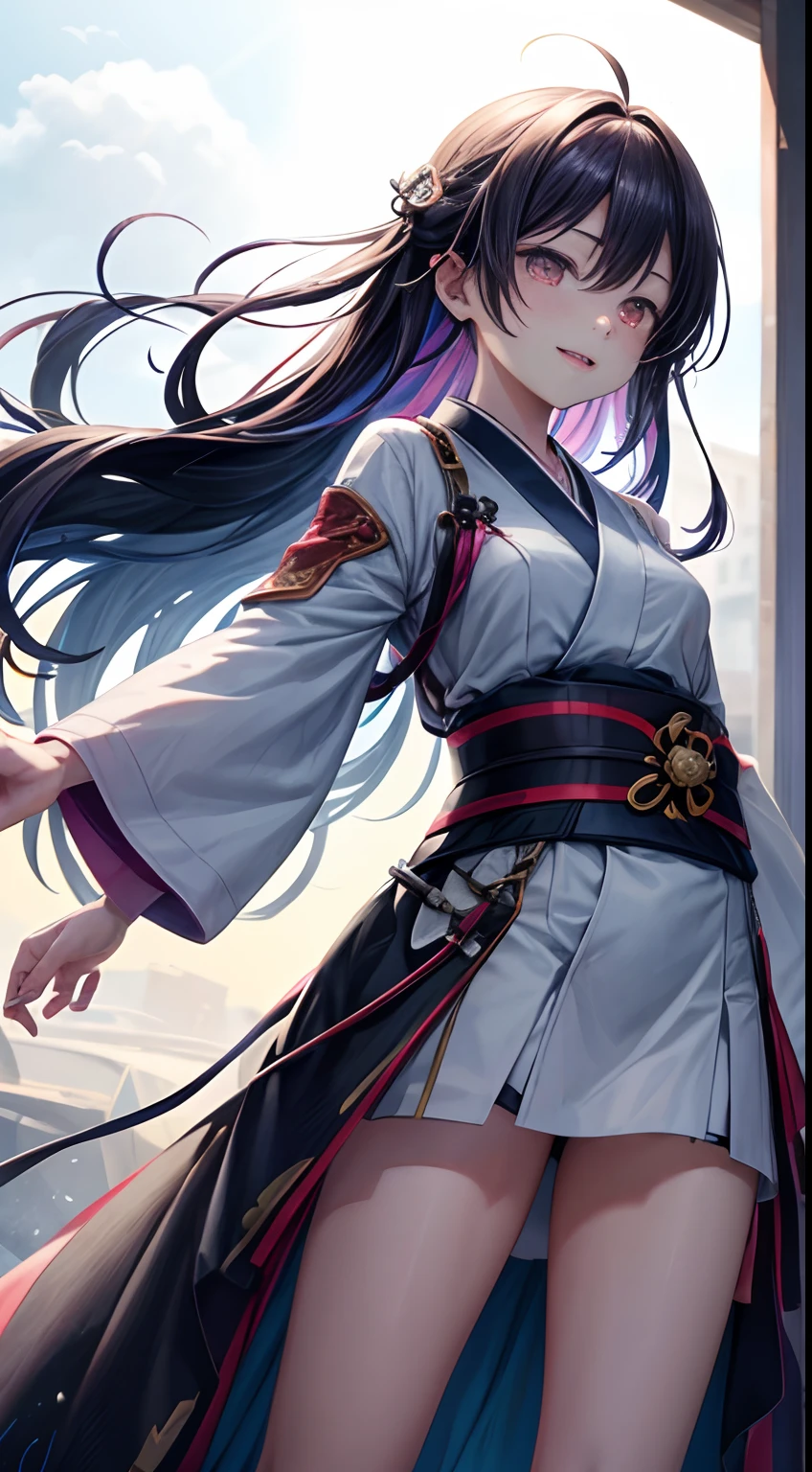 Daisuke Ashihara, Surreal, mysterious, strange, fantastical, fantasy, Sci-fi, Japanese anime, CHANGE THE NEW WORLD, If that future approaches us, for example, we will gather the light, shine it, and open the gates of our hearts.It will surely be for someone.
I'm always fighting while feeling it. I'm only as strong as the number of scars I have. I'm finally living my life with meaning. Let's fill each day with its own color. Let's draw another rainbow. Stay at the last minute and scream. I want to look forward to the next future. I'm going to FLY AGAIN at the last minute. Grab the SMILE, detailed masterpiece