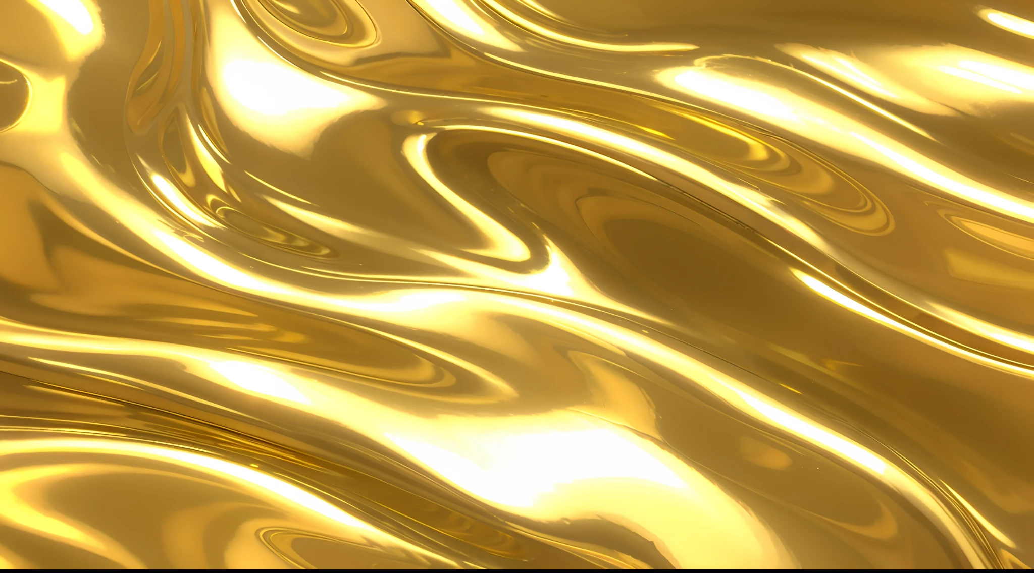 Gold, shiny