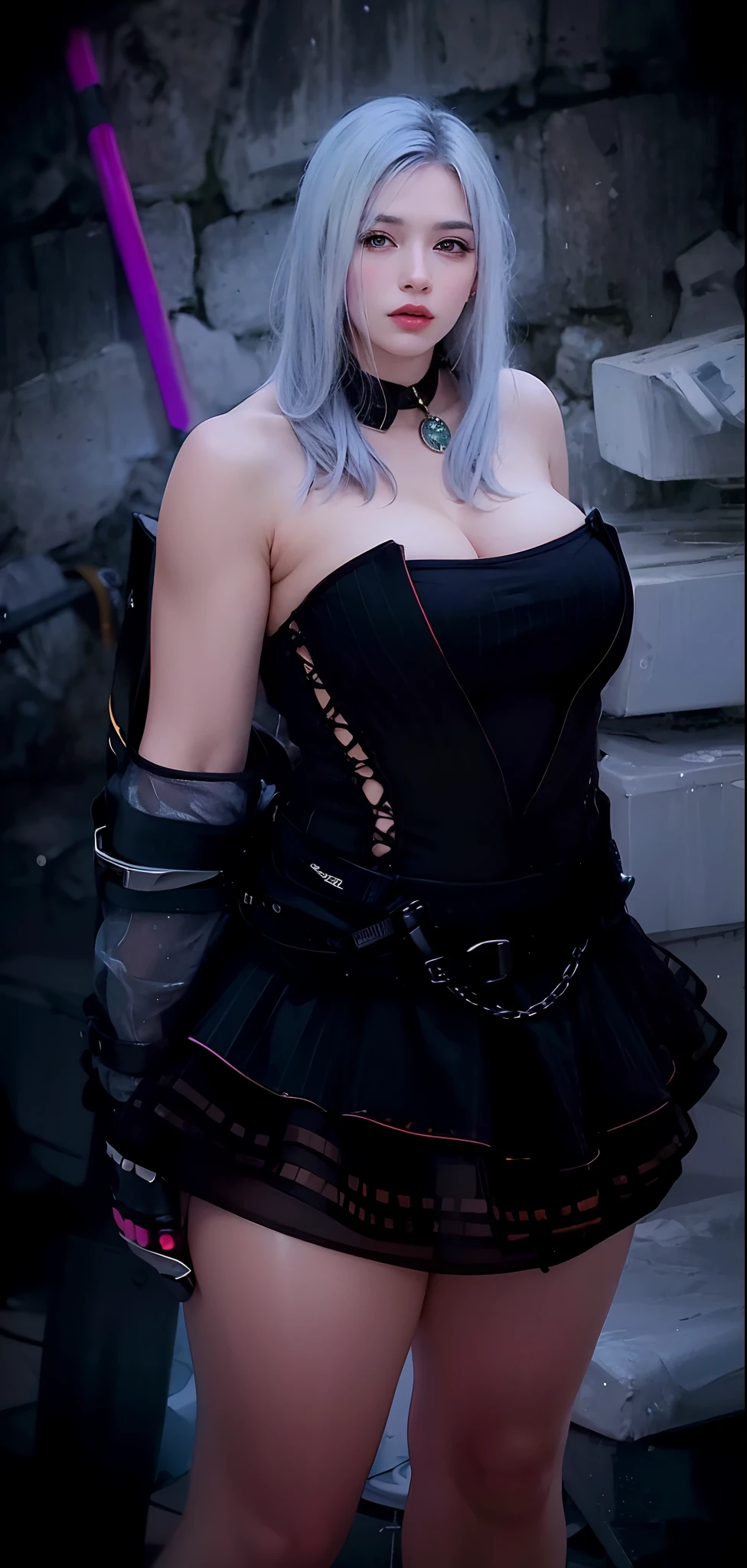 (ultra realistic,32k, masterpiece:1.2),(high detailed skin:1.1),( high quality:1.1),
<lora:victoria-nvwls-v1:0.8>victoria,frown, pink hair,horns, tiara, veil, black bodysuit, shoulder armor, long sleeves, cleavage cutout, black gloves, black overskirt, black pants, ebonheart stronghold, shadowy fortress, shrouded in darkness, lair of mysterious orders blurry background,, (huge breast,large breast:1.1),(looking at viewer, lying, from above:1.1),, <lora:add_detail:0.92>,
(beautifully lit:1.1),