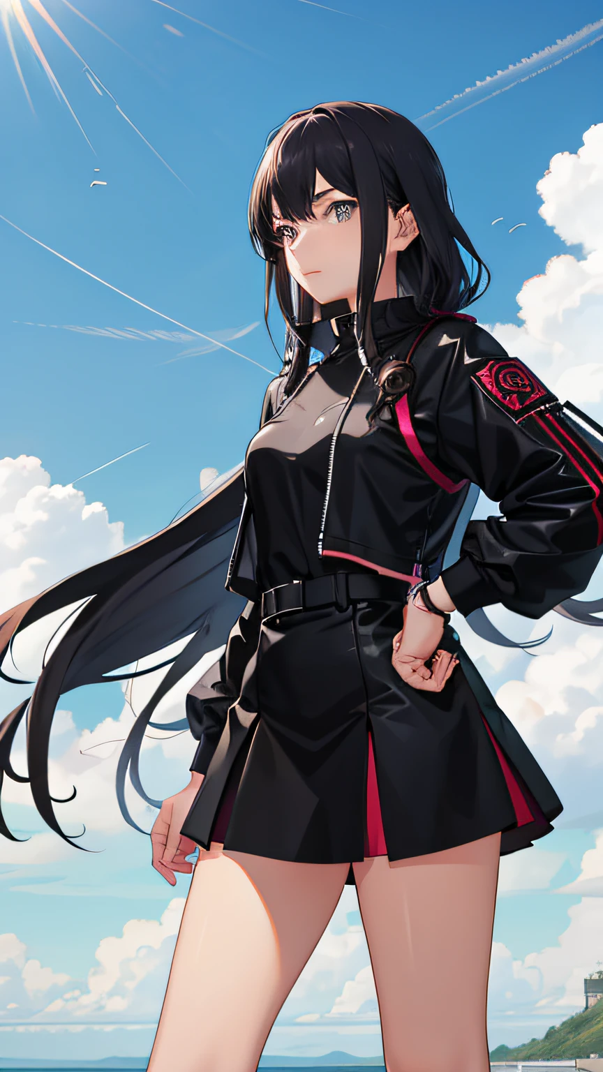 1girl in、Face Focus Anime　cool　adult-like　Sister Character