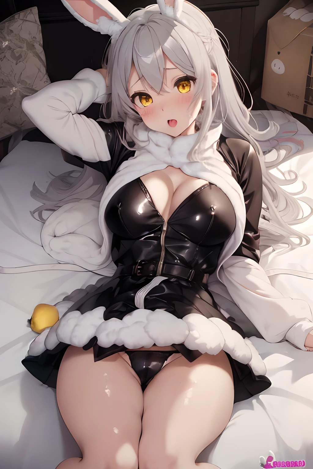 girl with,Chiquita,Light gray hair,Yellow eyes,Fluffy Bunny Girl,White rabbit ears,Sex outside,Winter clothes,Clothes that look warm,Dress Sex,seduces,Chest wide open,Kamimei,red tide,a lot of white liquid on the face and chest,,,,,,SEX,White liquid overflowing from the crotch,Extra-thick masturbation,AHE Face,Opening legs,Adult Toys,Vibes,Squirting,ecstacy,M-shaped legs,